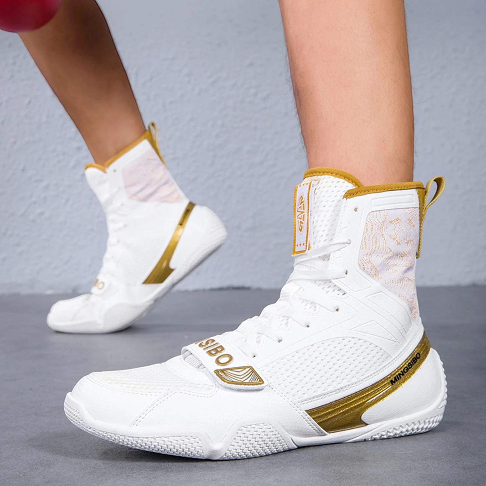 BLBK Chaussure Boxe Anglaise Bottes de Boxe Mixte