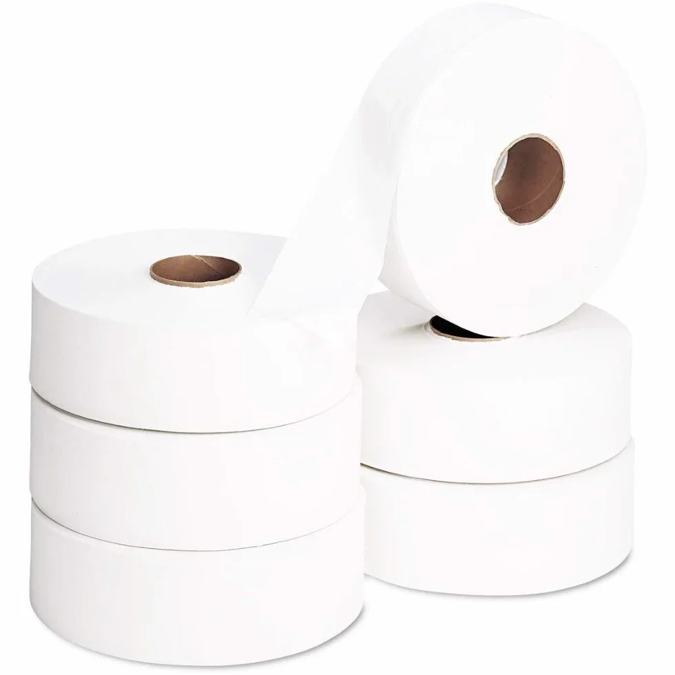 LPM - 6 Rouleaux Papier Toilette Maxi Jumbo - 350 Metres - 2 Plis - 8,8 x 25 cm