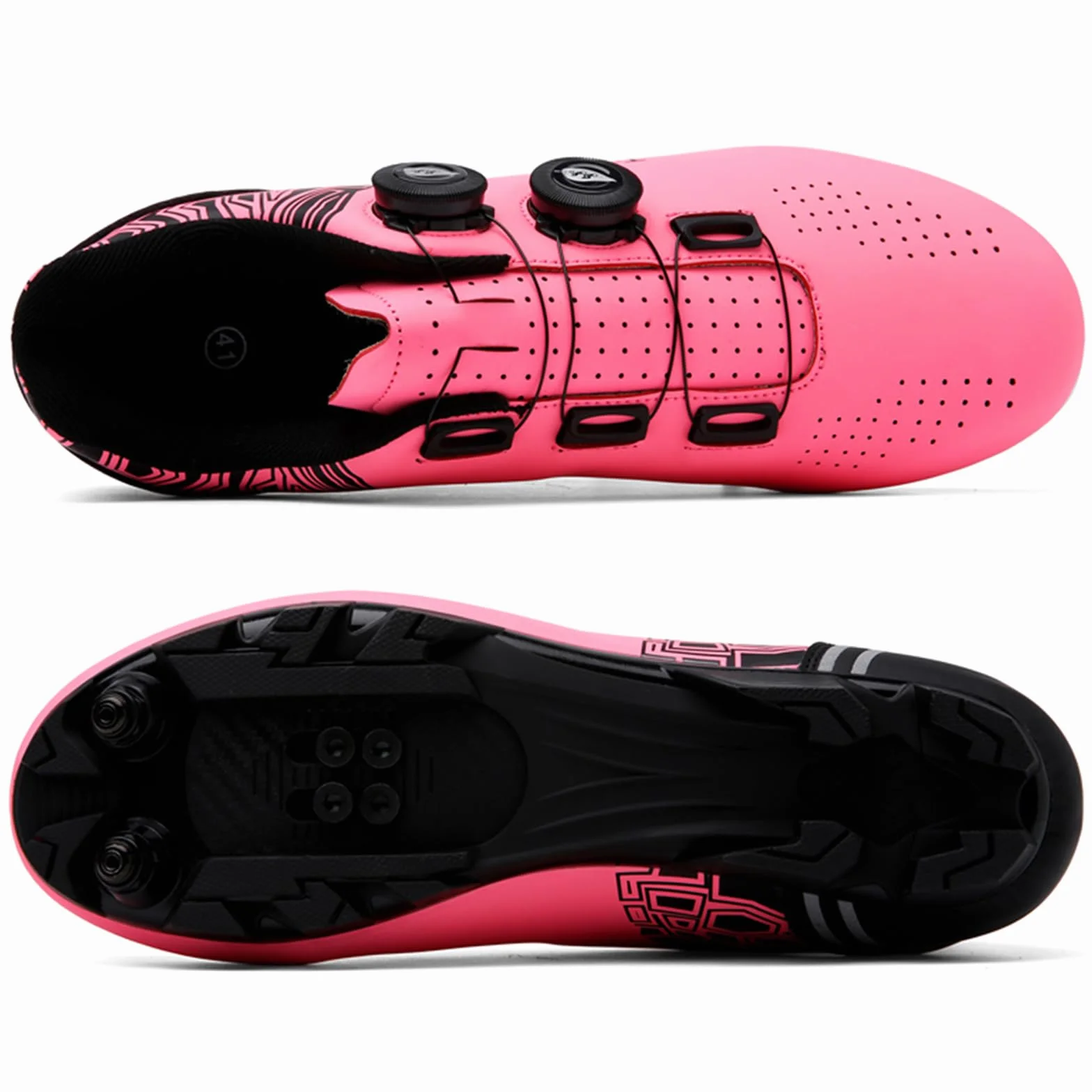 Chaussures de Cyclisme VTT Femme compatibles Pelaton Look SPD SPD-SL Delta Cleats Respirantes Vélo de Route