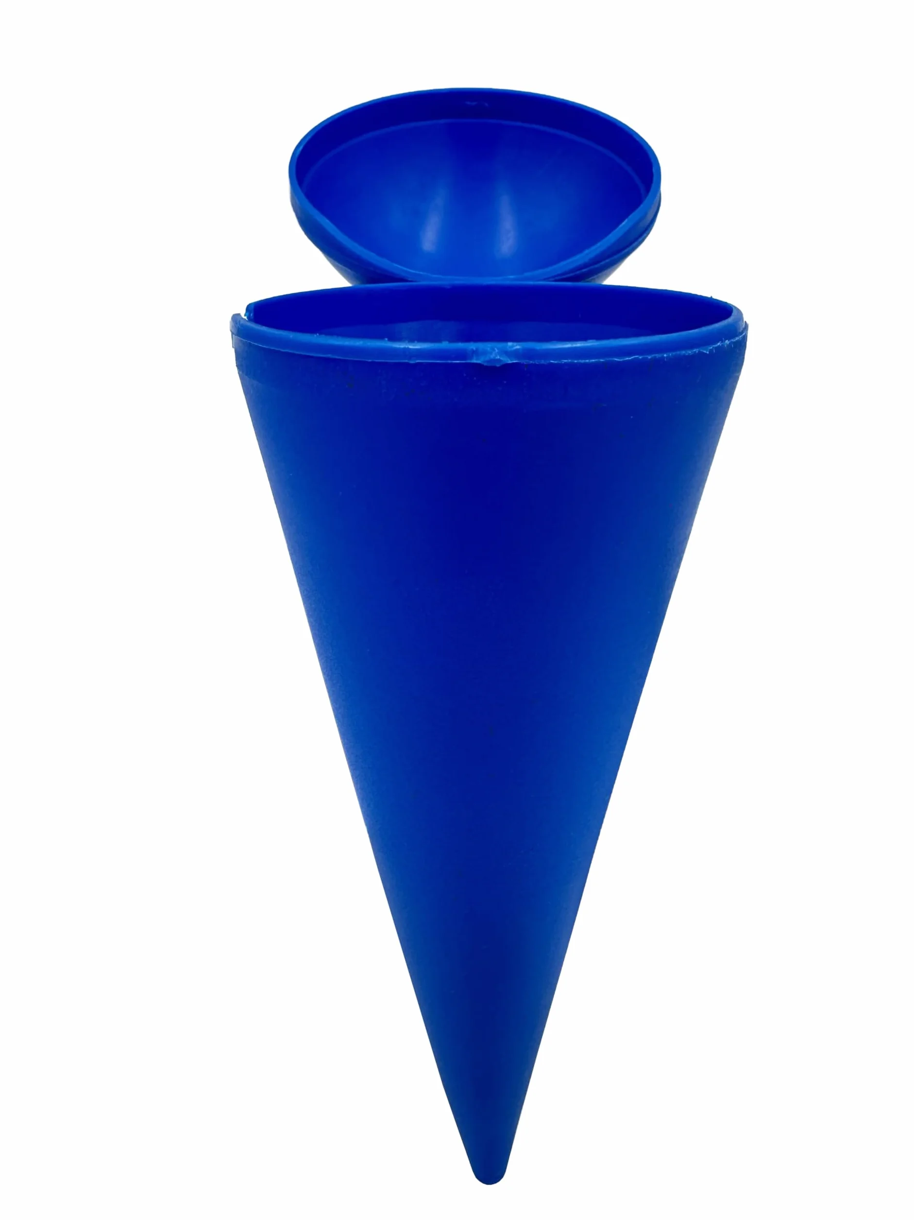 RusticHome Cendrier portable extérieur bleu avec couvercle scellant - Pack de 2