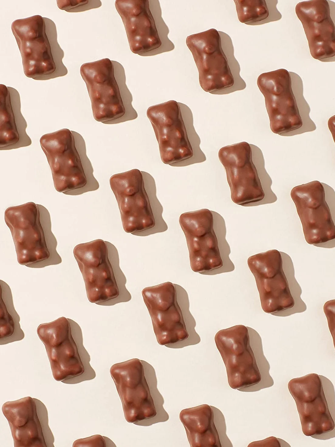 Cémoi - Présentoir L’Authentique Petit Ourson Guimauve, Chocolat au Lait – Fabriqué en France, 160 Pièces (1.49 kg)