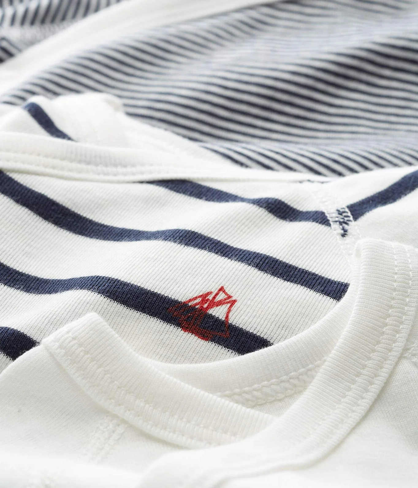 Petit Bateau Body Mixte bébé lot de 3