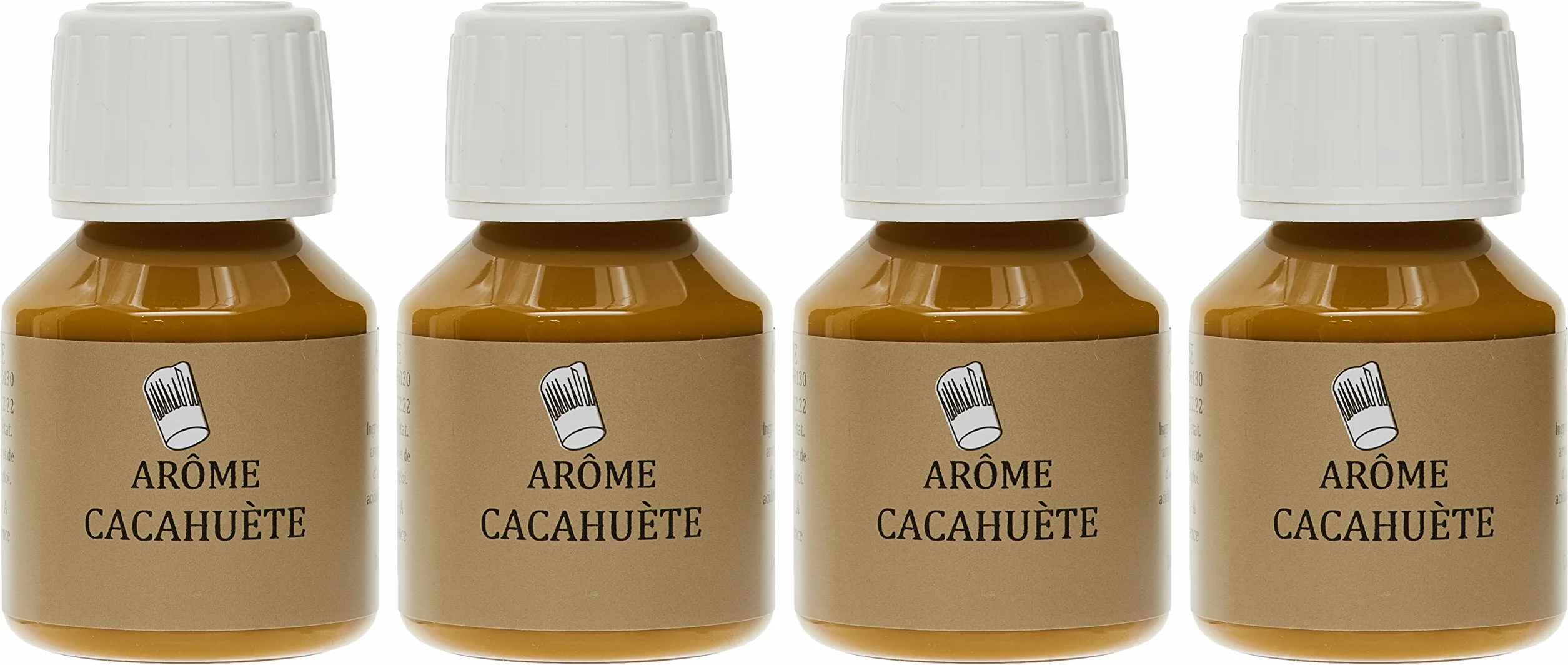 SélectArôme Arôme Cacahuète 58 ml - Lot de 4