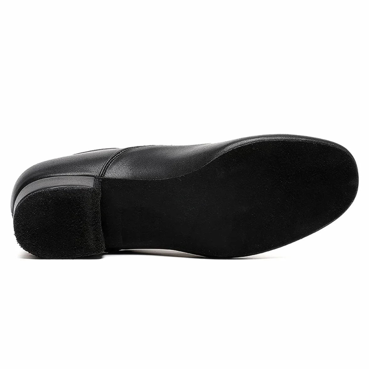 Chaussures de danse homme cuir noir tango salsa