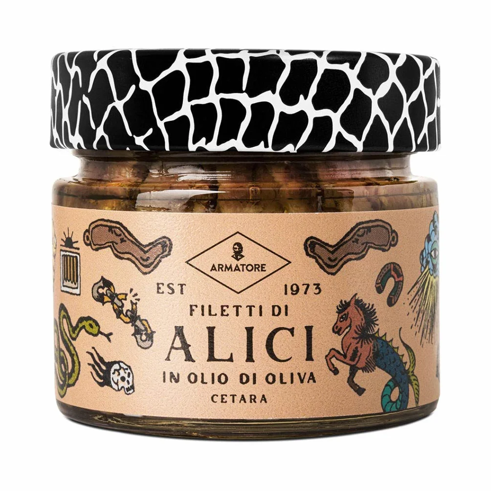 Armatore, Filets d'Anchois Cetara à l'Huile d'Olive (195 g)
