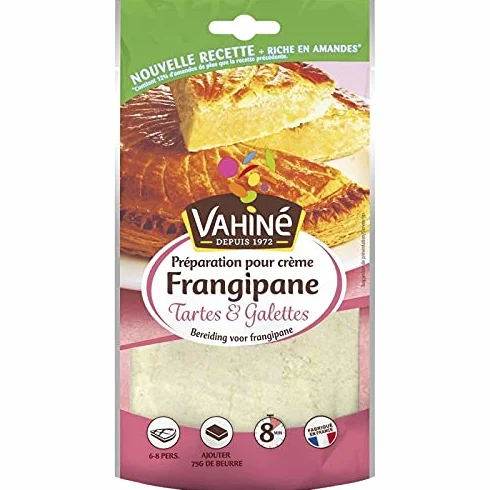 VAHINE | Sachet Crème Frangipane 250G | Lot De (2) | livraison offerte