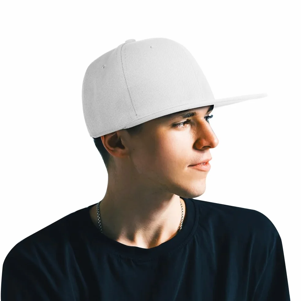 Casquette Snapback Homme Femme Baseball Cap Réglable Coton Anti-Soleil 56-61CM