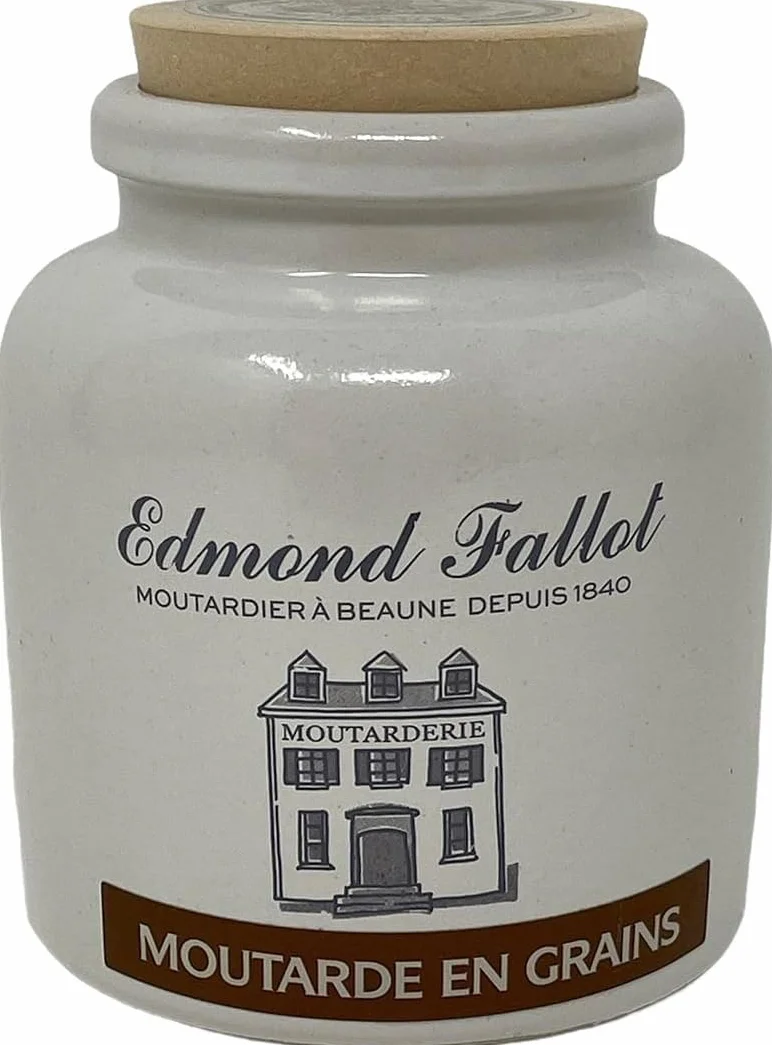 Edmond Fallot | Grains de moutarde de Dijon - Pot en grès de 250 g