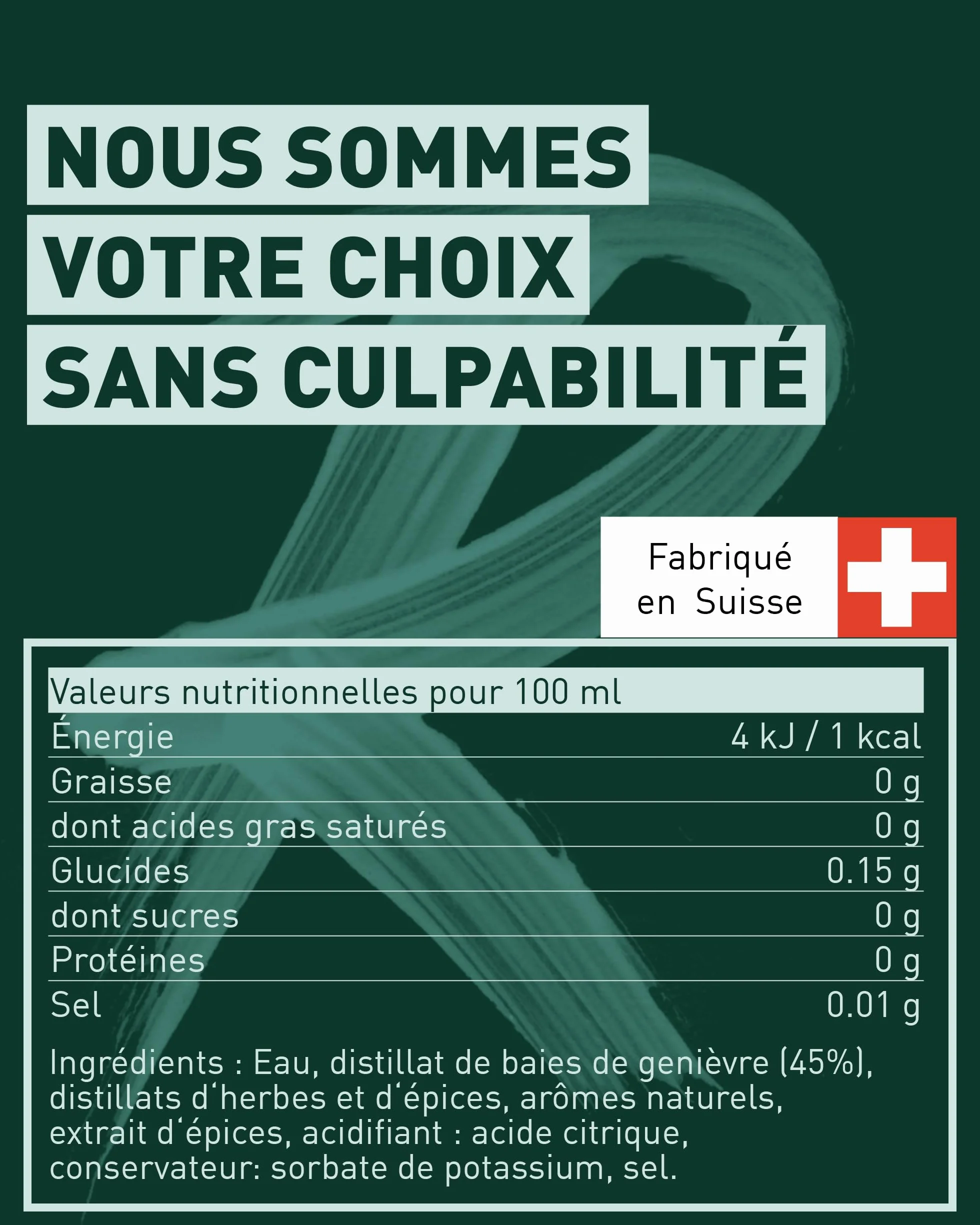 REBELS 0.0% - Alternative sans Alcool inspirée du Gin - Botanical Dry - 500 ml - Distillé deux fois pour un Arôme intense - Goût primé - Végan - Pour Mocktails comme Gin Tonic
