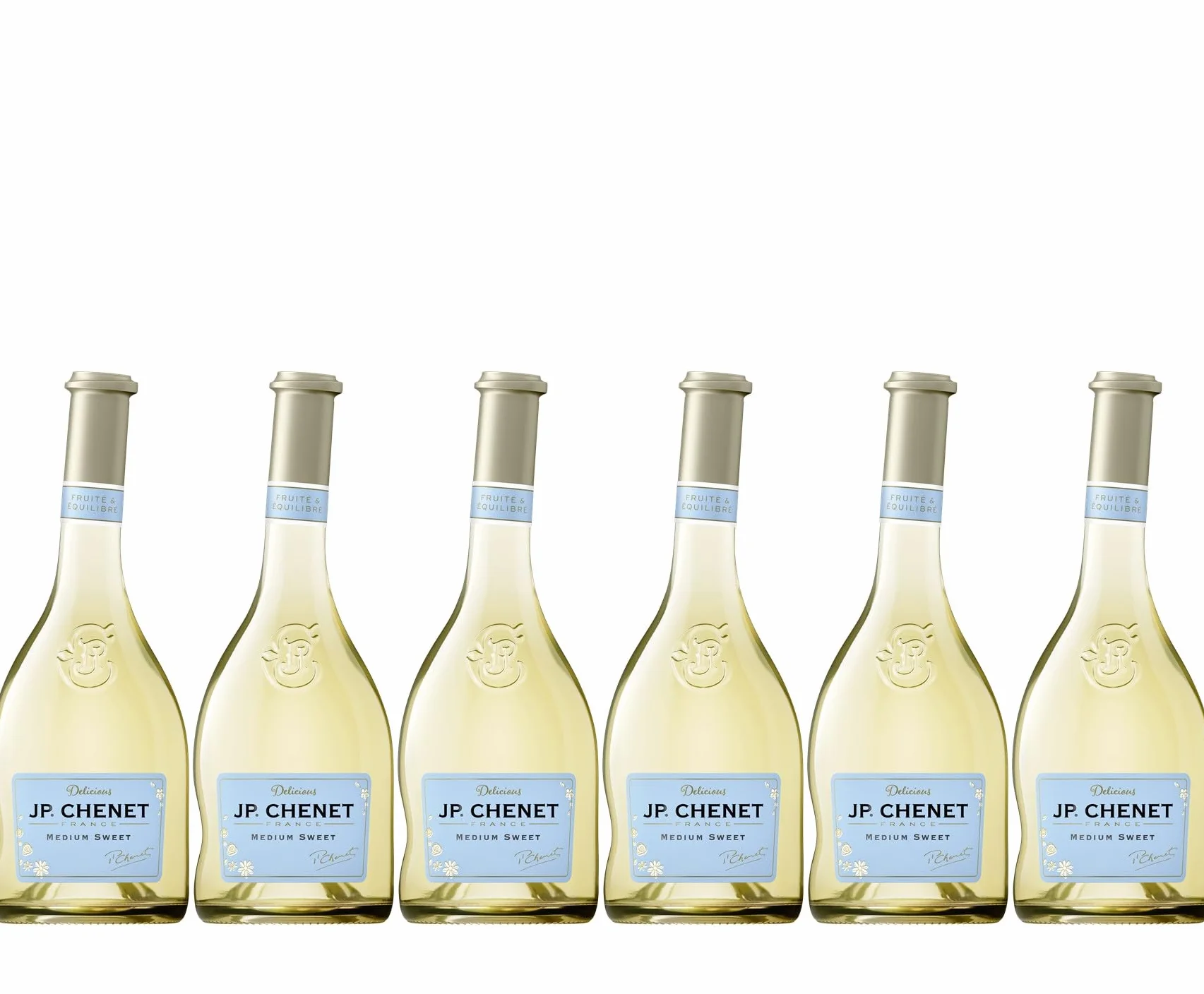 J.P. Chenet - Delicious Medium Sweet Vin Blanc du Languedoc-Roussillon, France (6 x 0.75 L)