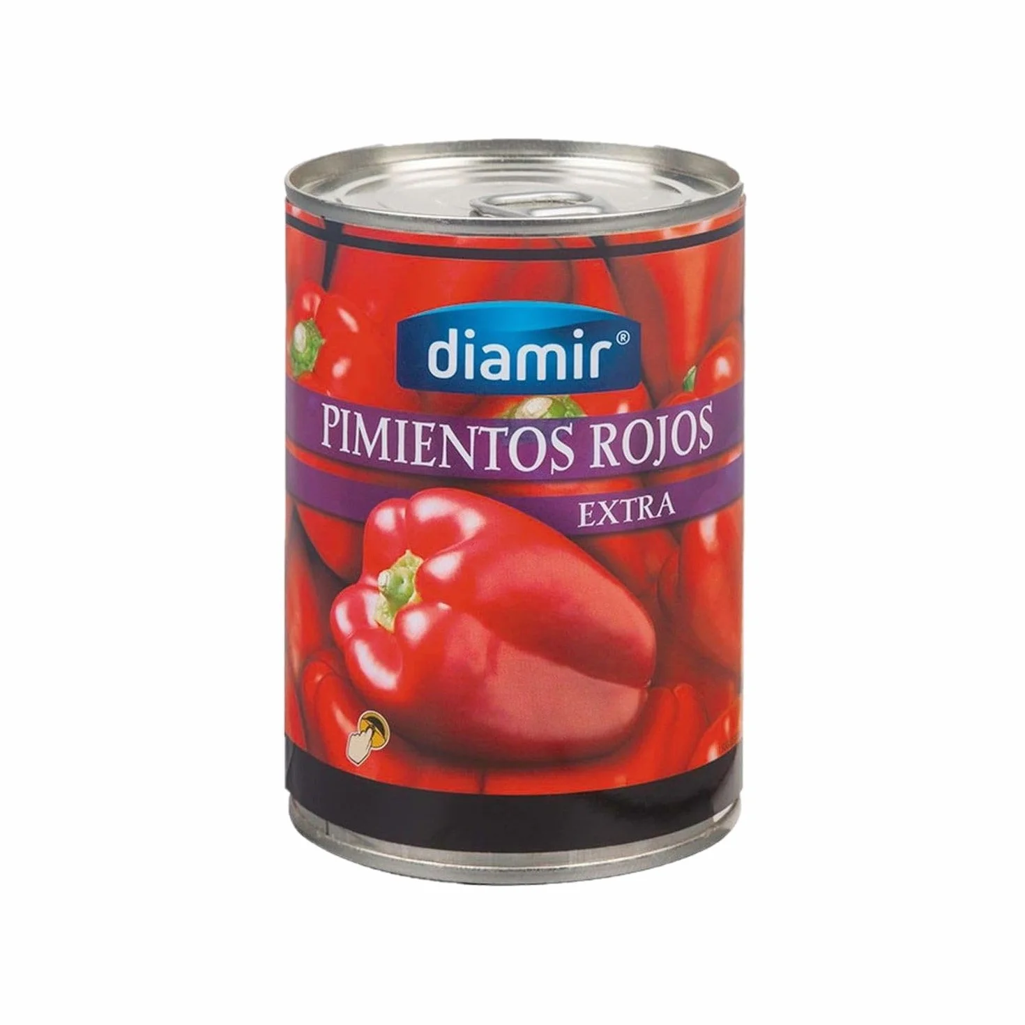 Lot 6x Poivrons rouge entier - Boîte 390g