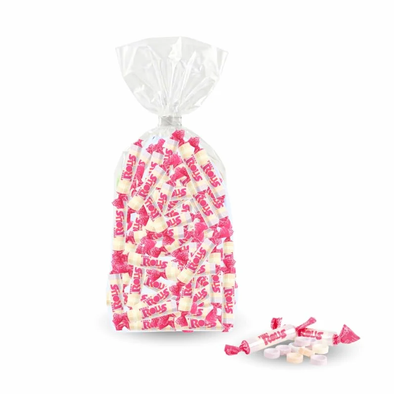 Bonbons d’Enfance 100 Rolls Dextrose Confiseries Rétro Emballées Individuellement