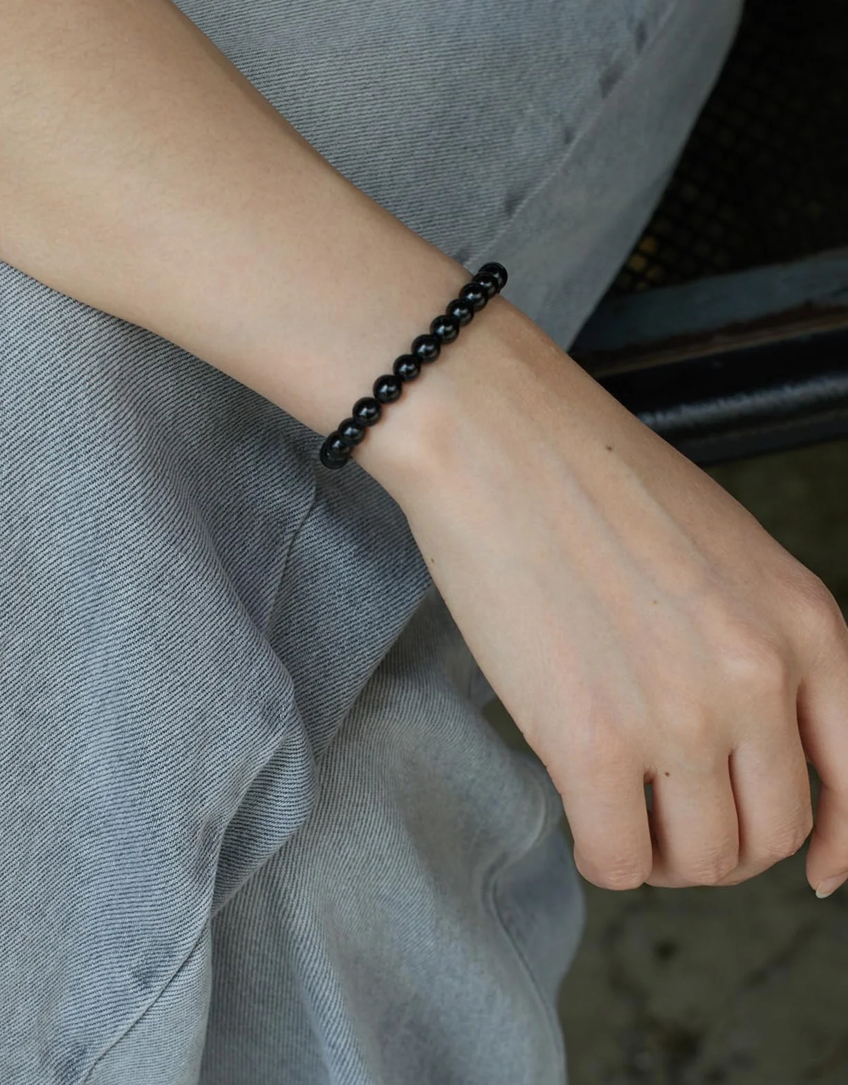Bracelet en Pierres Naturelles 6 mm pour Femme et Homme, Perles Élastiques de Cristal Thérapeutique