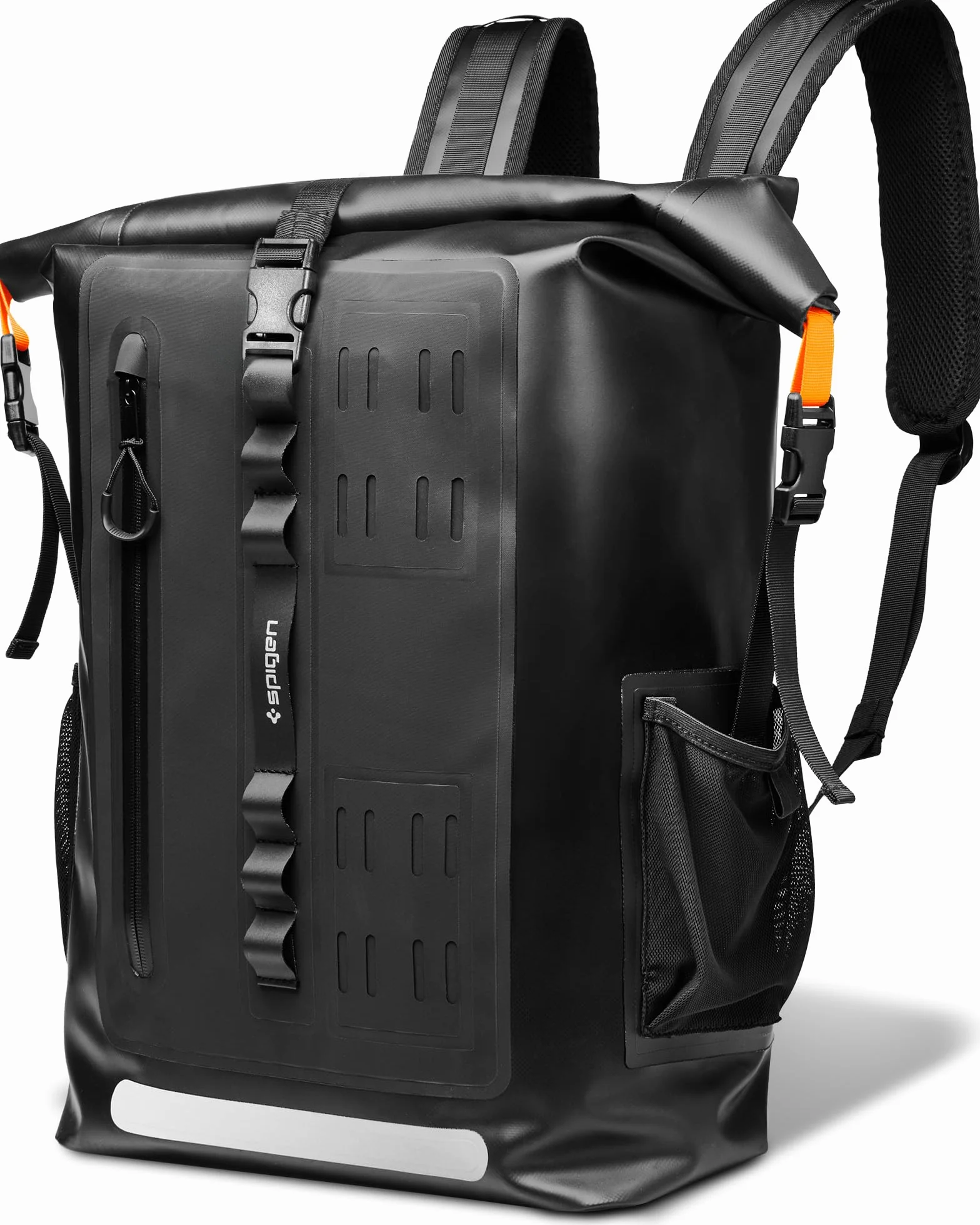 Spigen Aqua Shield A650 Sac à Dos Étanche IPX6 Compatible Ordinateur Portable 16 Pouces Dos Ventilé Noir