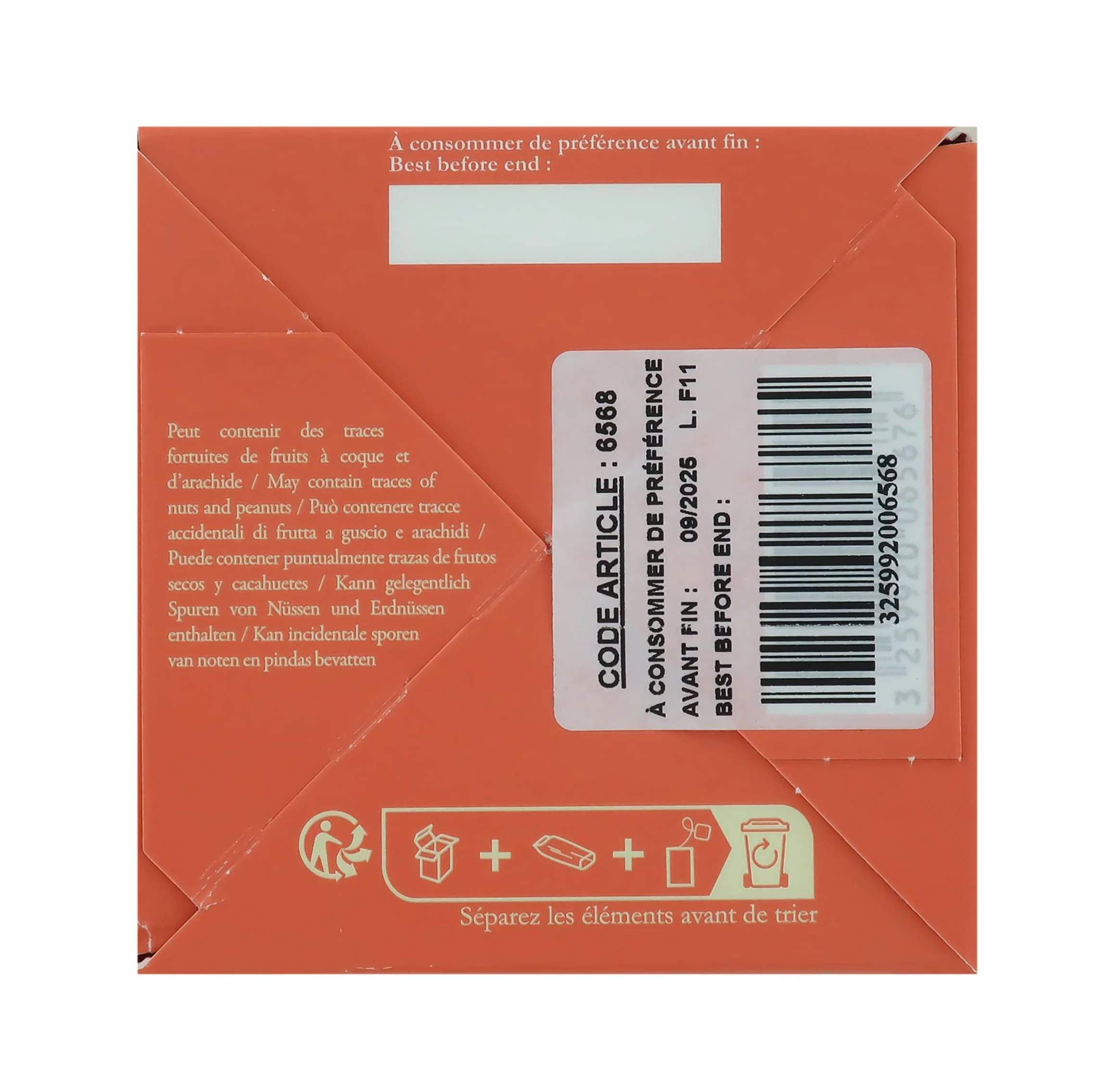 Thé de Noël, Thé Rooibos à l'Orange et Épices, Paquet Cadeau, 50g - Dammann Frères