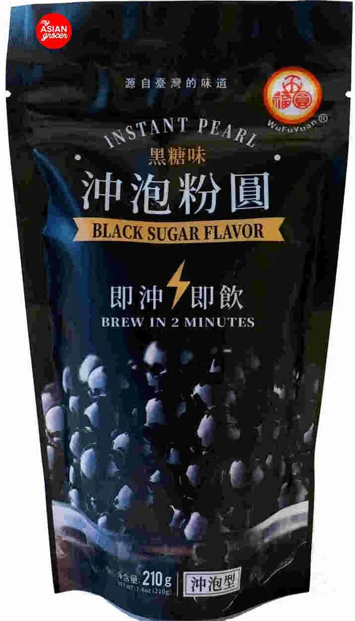 Wufuyuan - Black Sugar Tapioca Instant Pearl - 210 g - Pour infuser en 2 minutes
