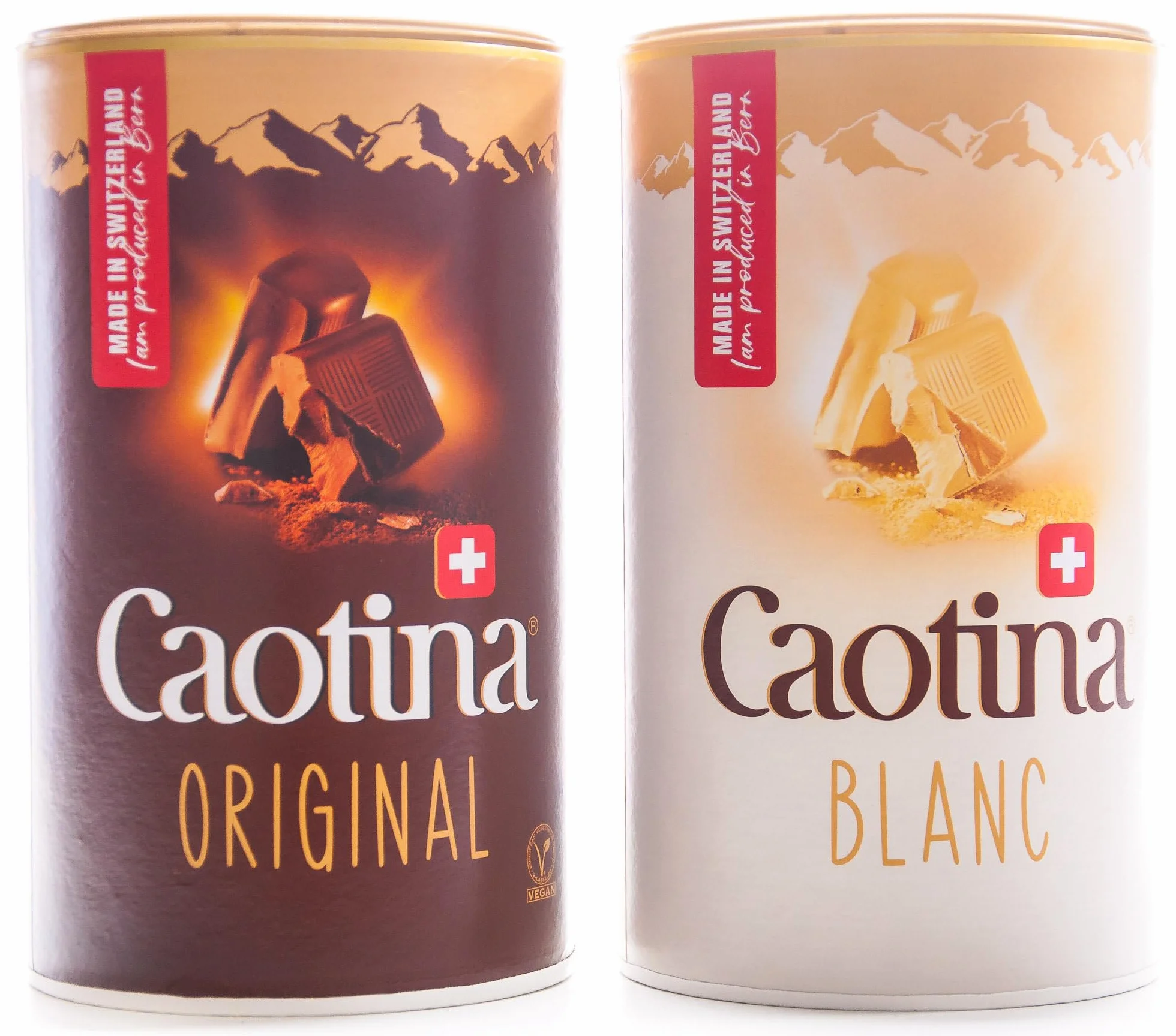 Caotina Boîte à original + blanc, lot de 2 (2x500g)