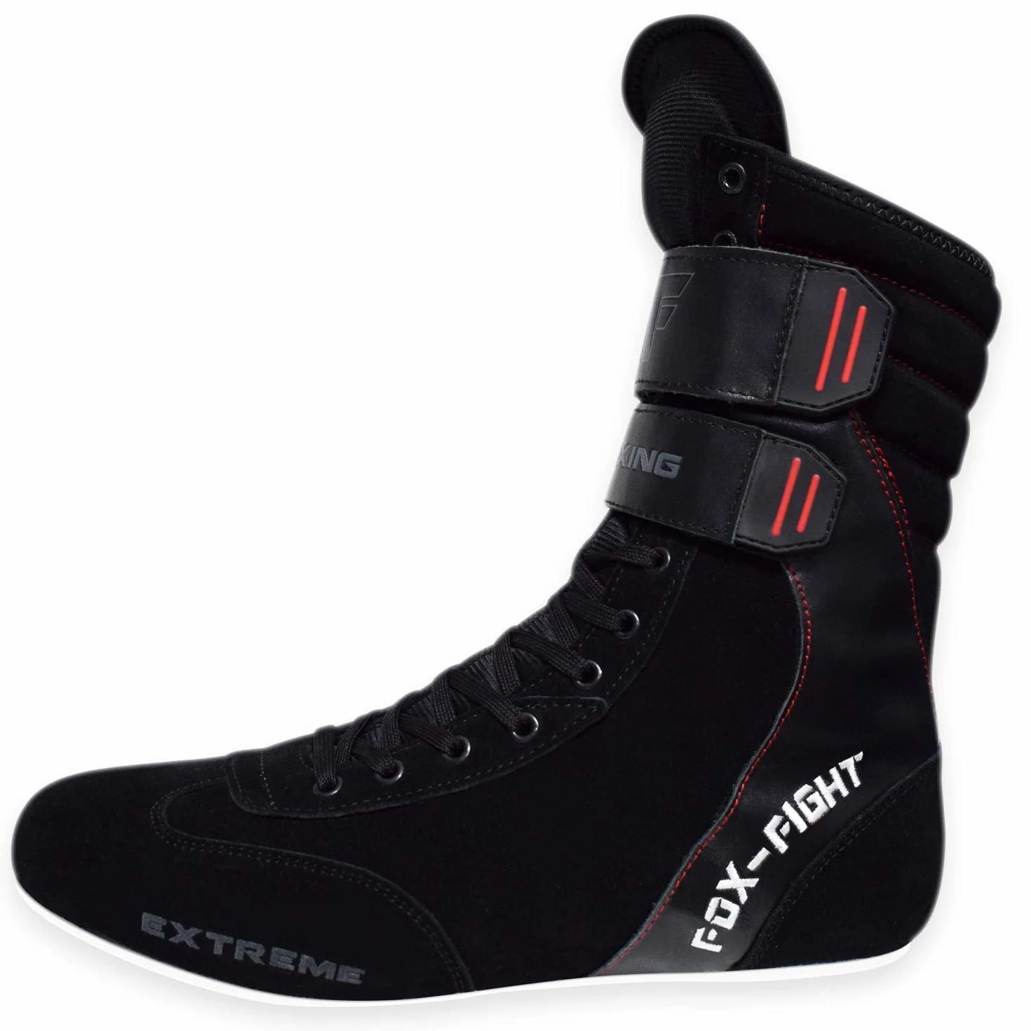 FOX-FIGHT Extreme Bottes de boxe en cuir véritable
