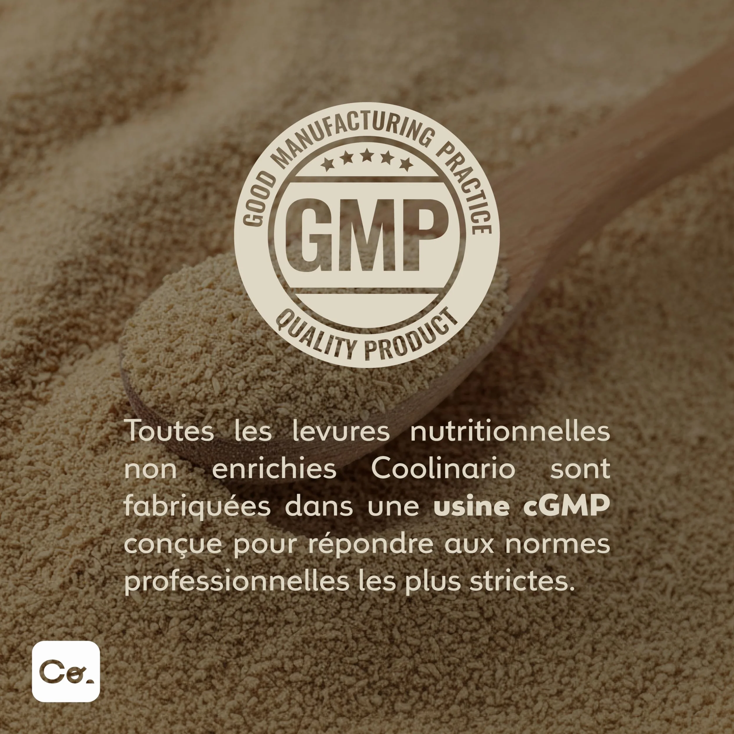 Coolinario Levure Nutritionnelle Non Enrichie (56 g) Assaisonnement Végan au Goût Noisette | Riche en Protéines, Fibres & Minéraux | Pour Snacks, Sauces & Vinaigrettes | Sans Gluten