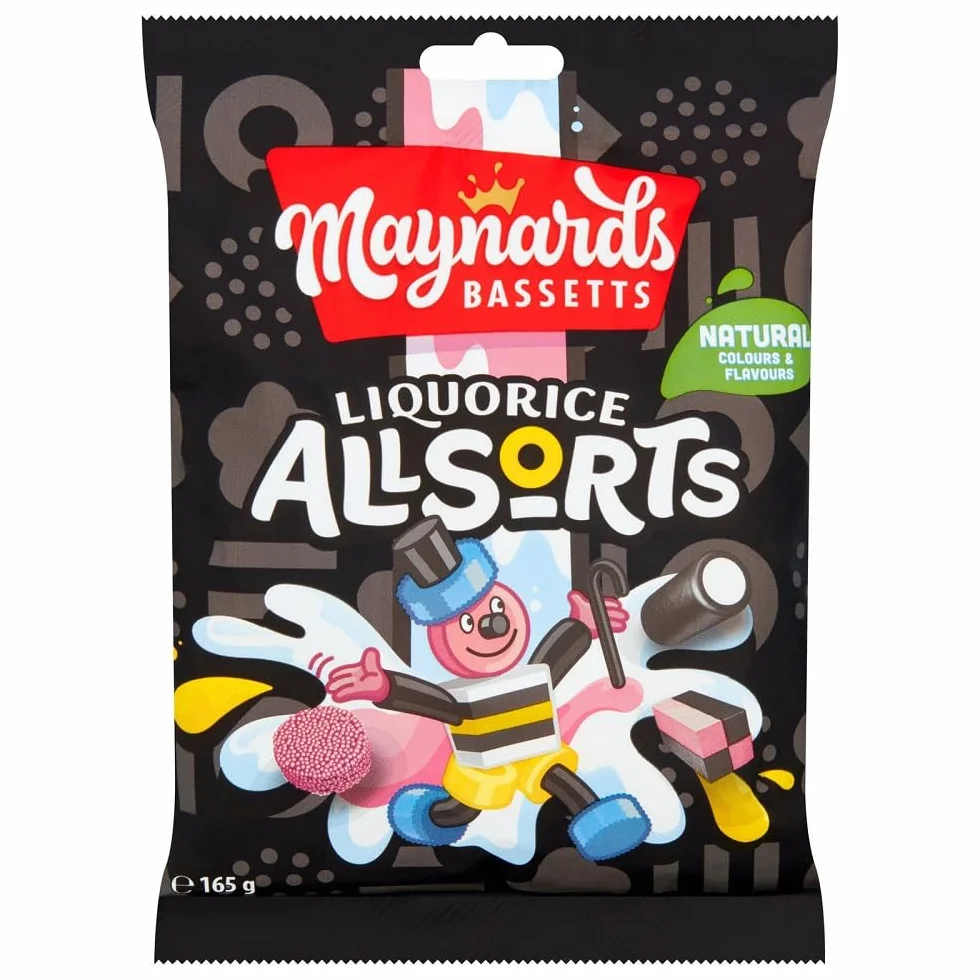 Bassetts Réglisse Assortiment - 165 g - Lot de 6