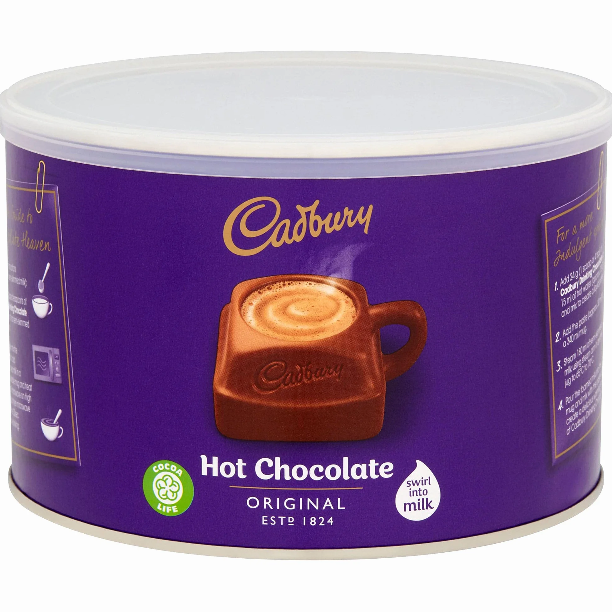 Cadbury s Boire du chocolat Ajouter du lait 1000g