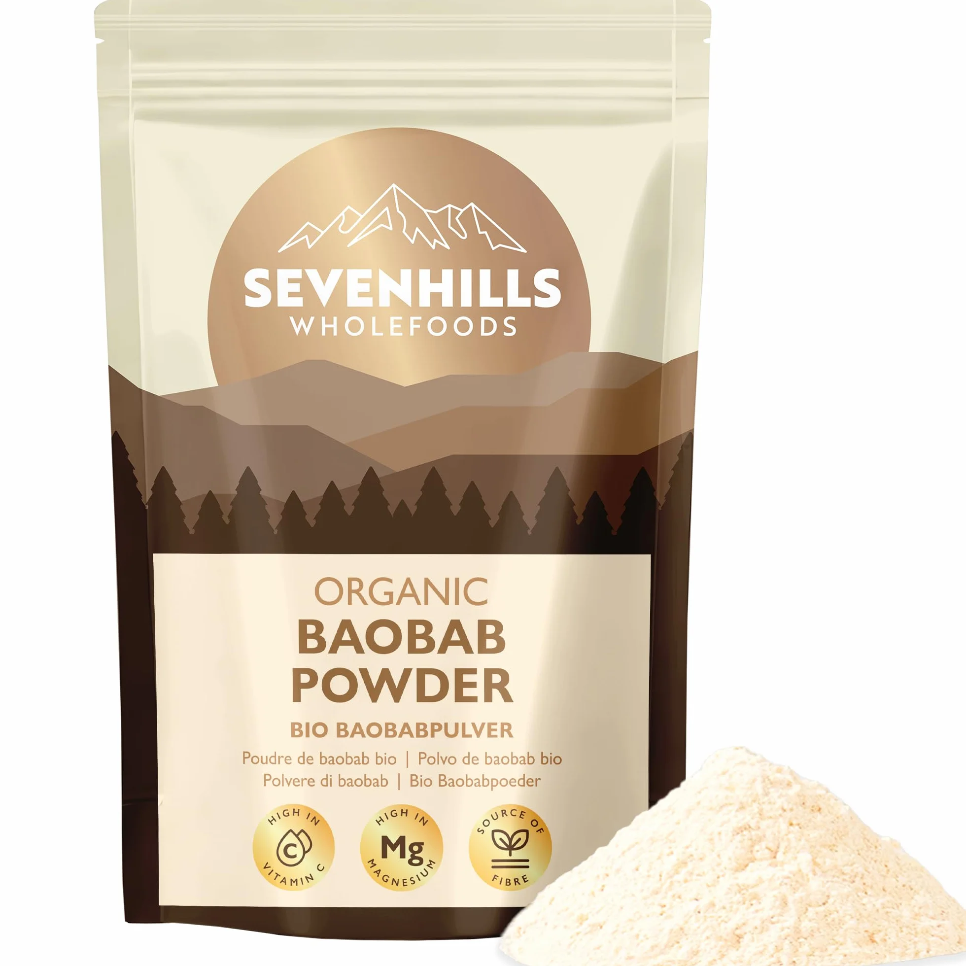 Sevenhills Wholefoods Poudre De Baobab Bio 1kg