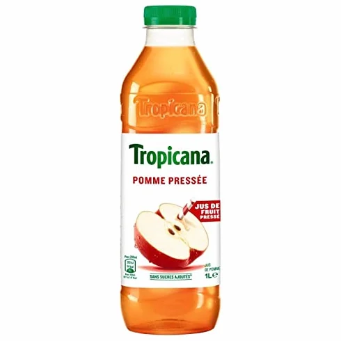 TROPICANA - Pure Premium Pomme Pressee 1L - Lot De 4 - Offre Special