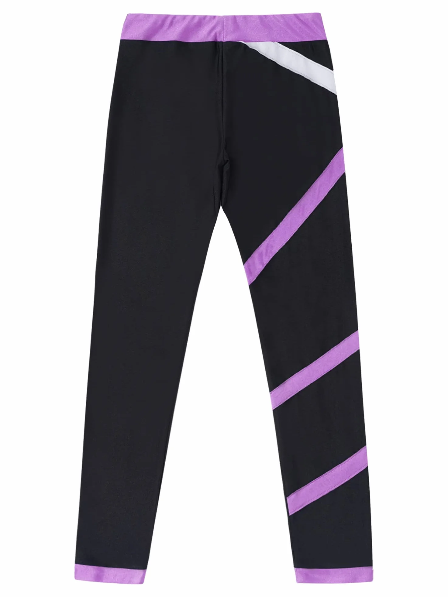 Leggings Sport Enfant Fille Gymnastique Patinage Artistique Minceur Danse Running Stretch Sportwear