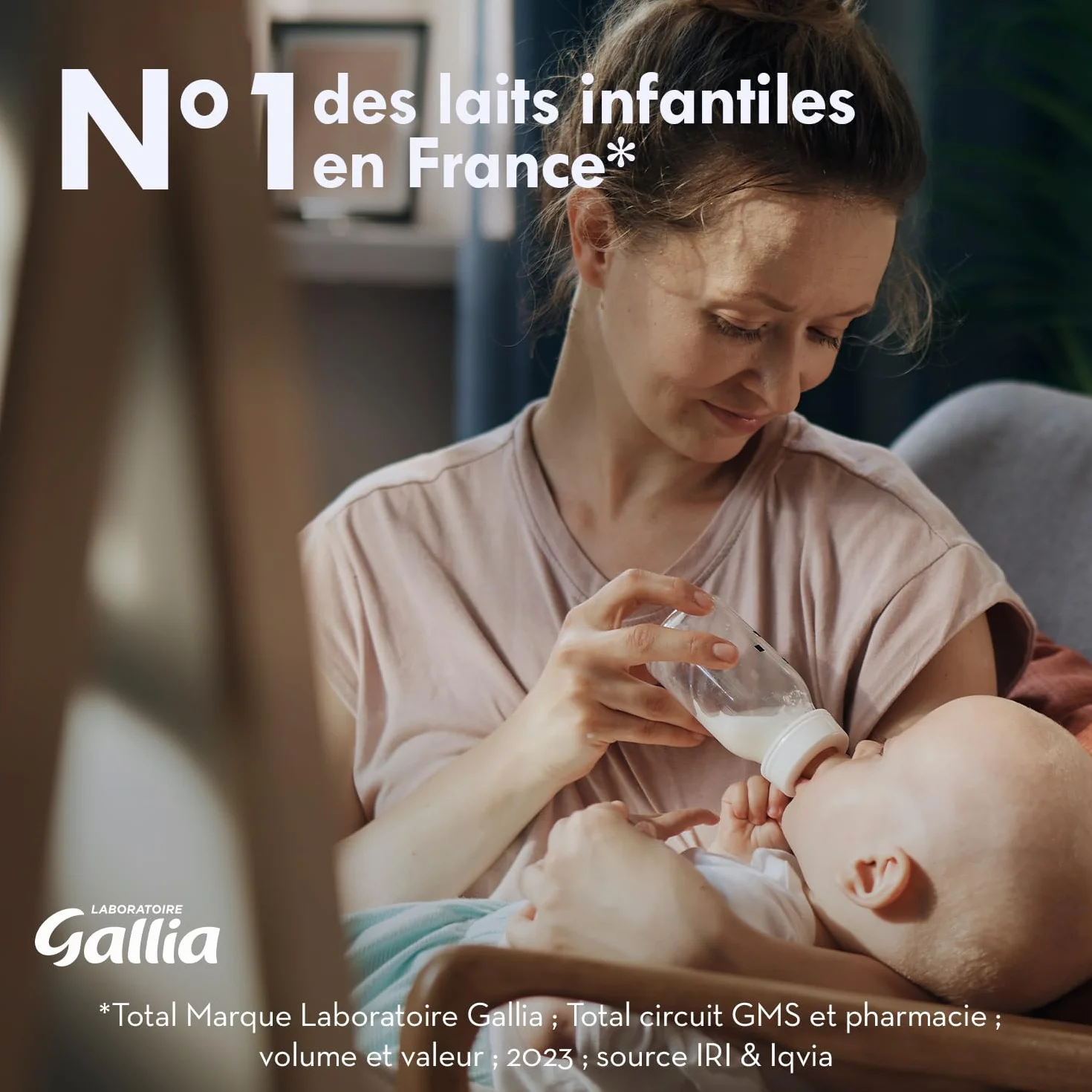 Laboratoire Gallia - Calisma 2ème âge - Lait en Poudre pour Bébé - Enrichi en Vitamines A, C & D - Sans Huile de Palme - 6 à 12 mois - 72 Biberons - Lot de 3x830g