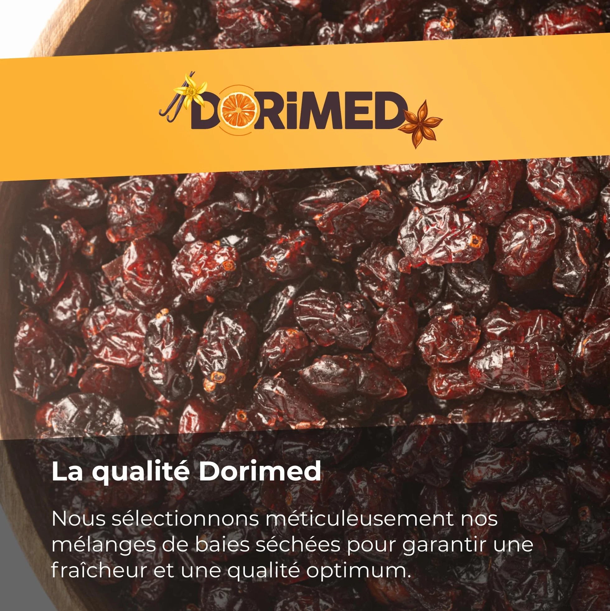 Baies de Cranberries 1 Kg,Canneberges séchées, entières, déshydratées, Une saveur aigre-douce, idéale pour les recettes, sac refermable, 1 Kg