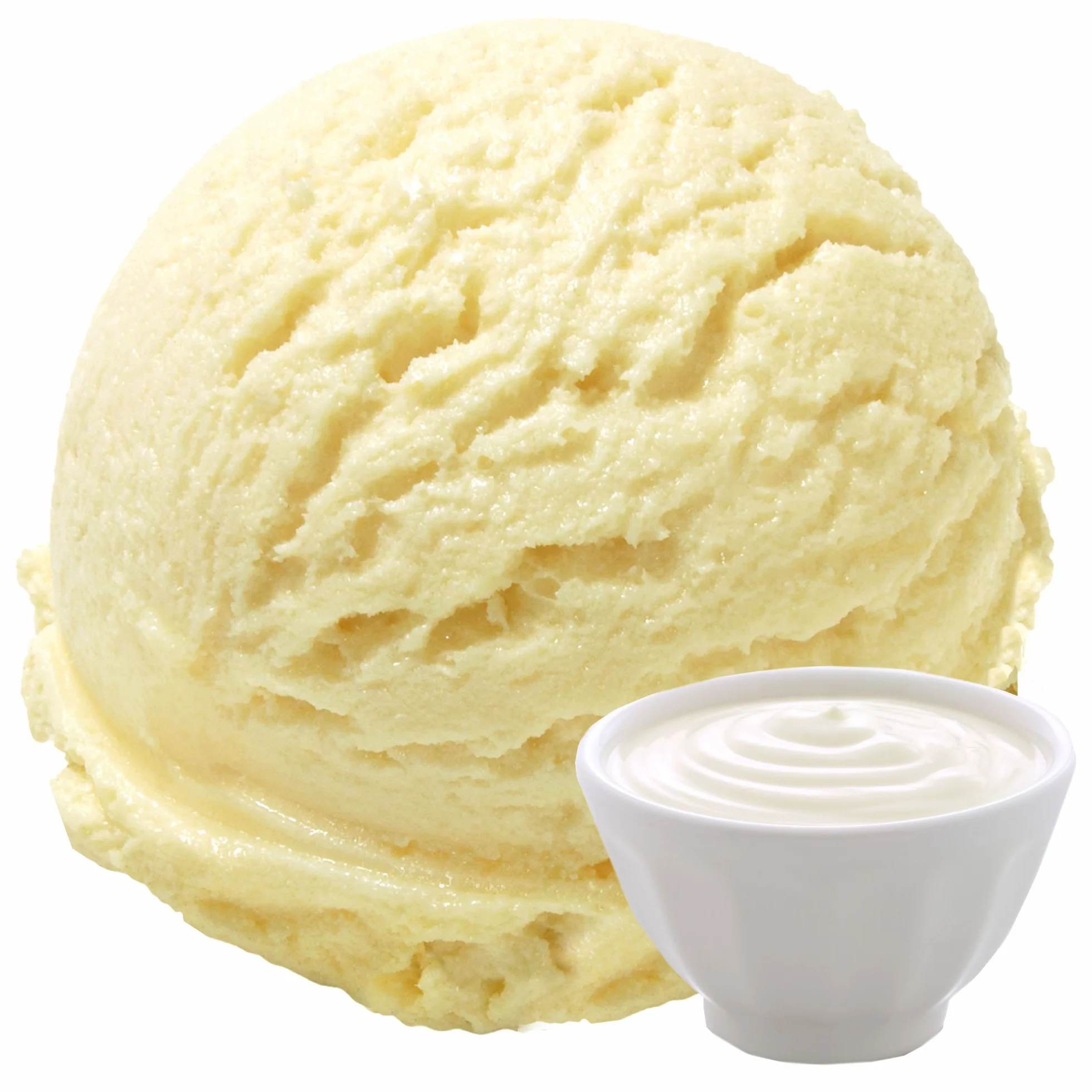 Saveur de yaourt 1 kg de crème glacée Gino Gelati pour crème glacée au lait