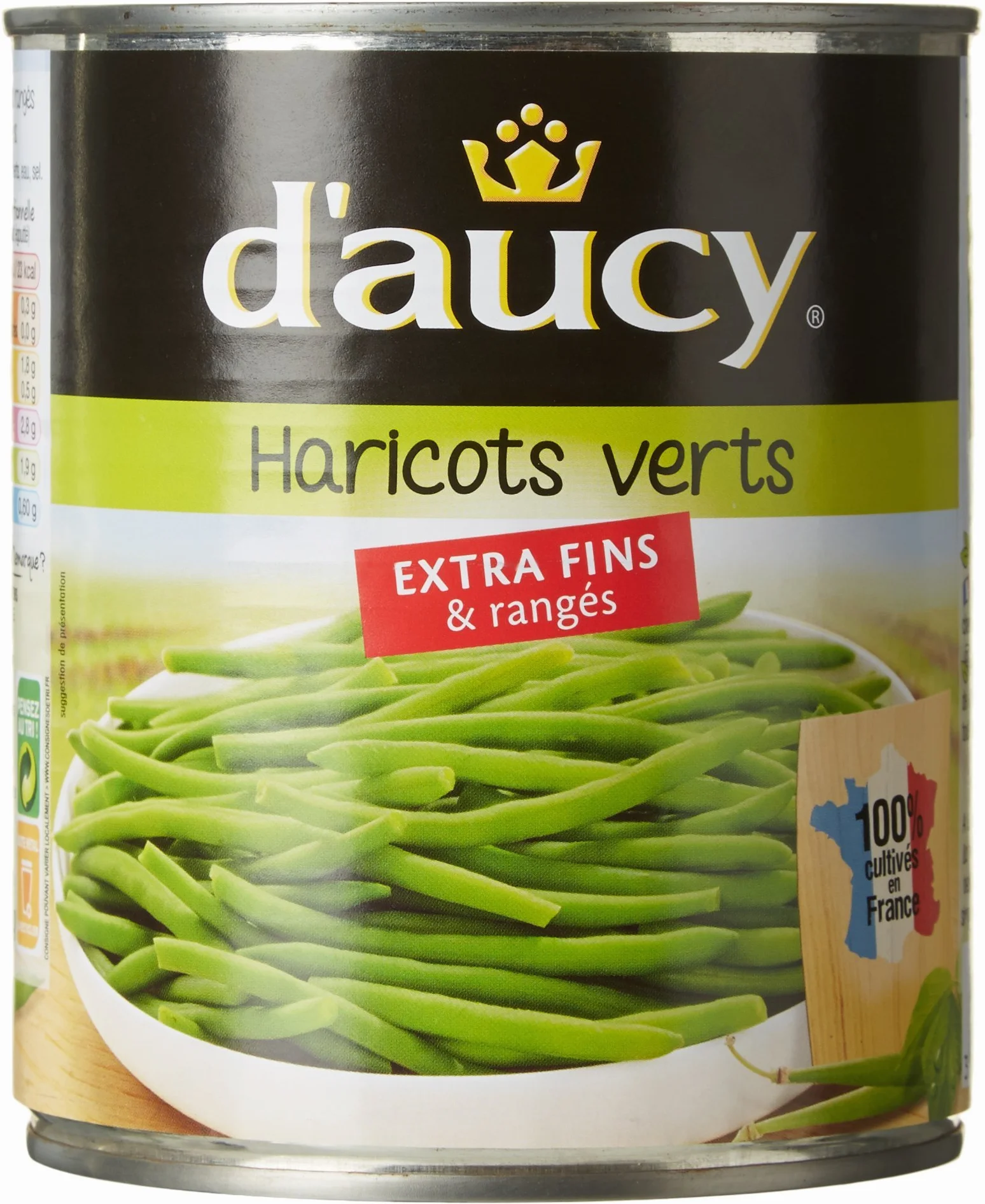 D'Aucy Haricots Verts Extra Fins, 440g
