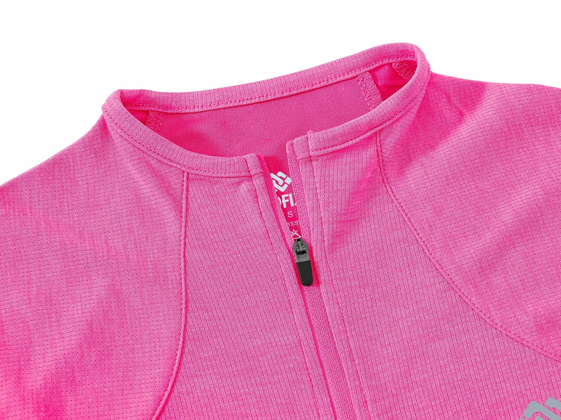 MoFiz Vestes de Sport Femme Légère Manche Longue Zippé sans Capuche Survêtement Course Respirante
