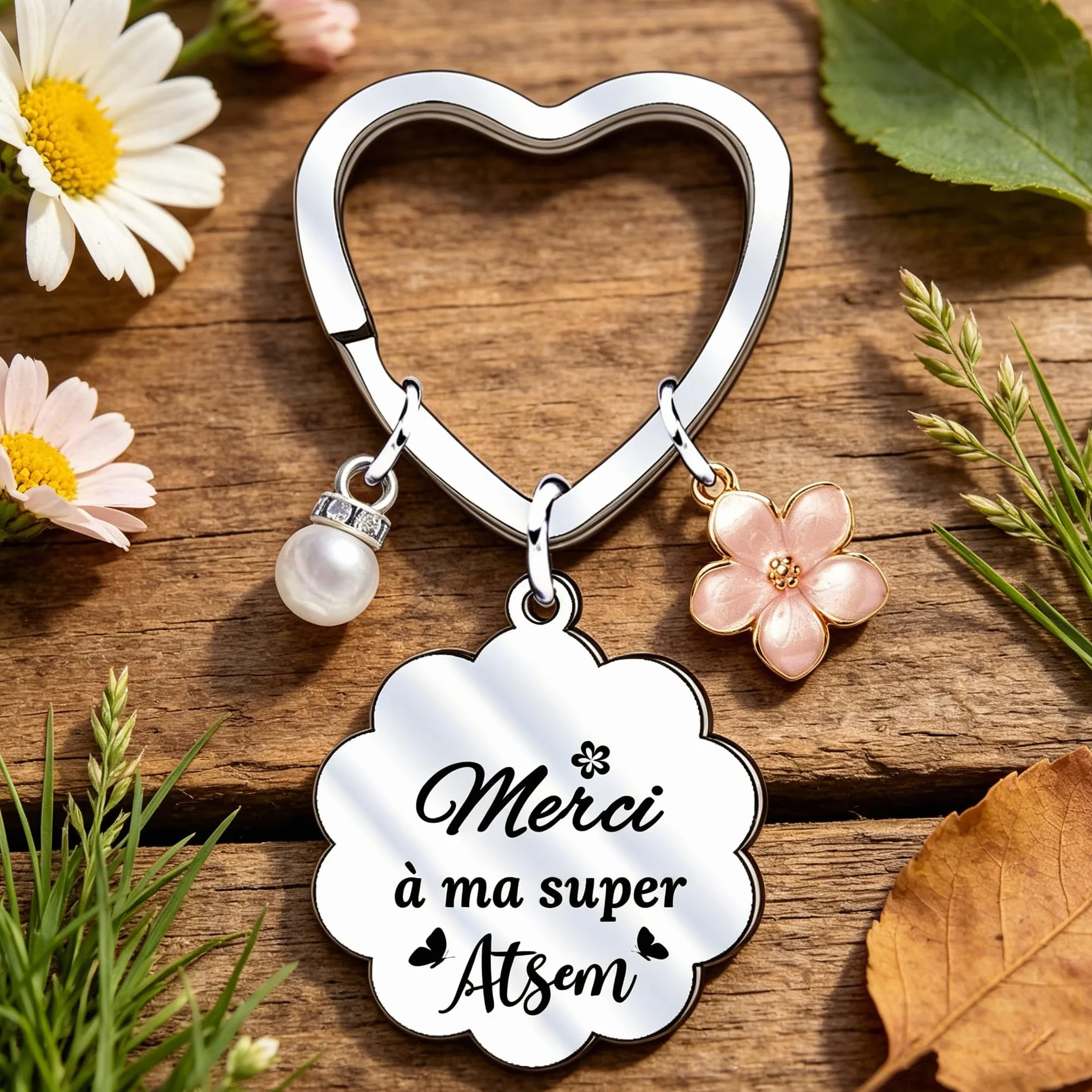 Porte Clef Maitresse D'école Cadeau Atsem Maternelle