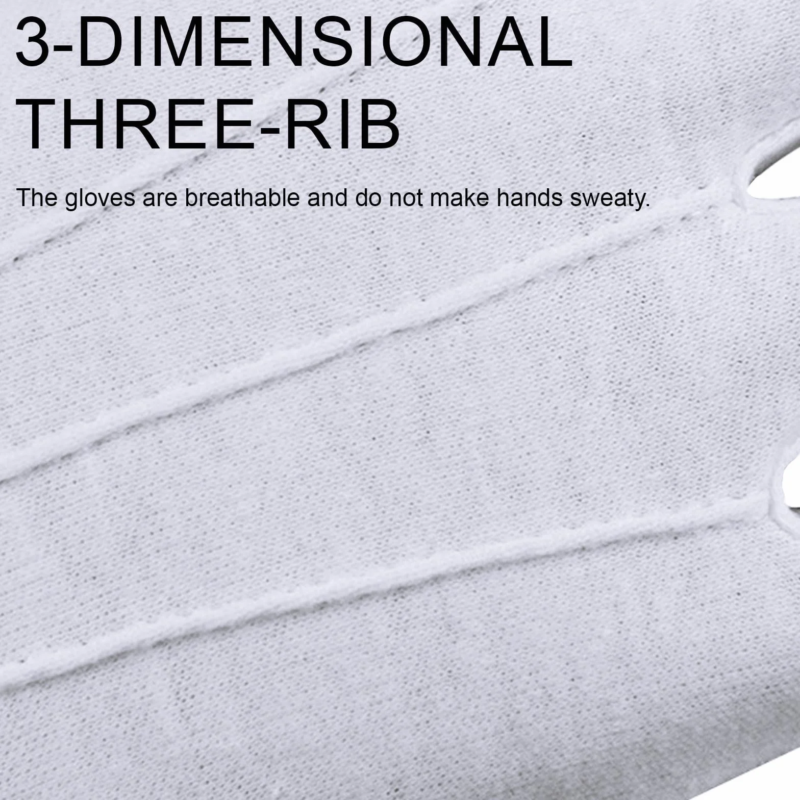 Gants Hommes Pur Coton Blanc Doux Lavables Réutilisables Fermeture Pression Accessoire Maçonnique