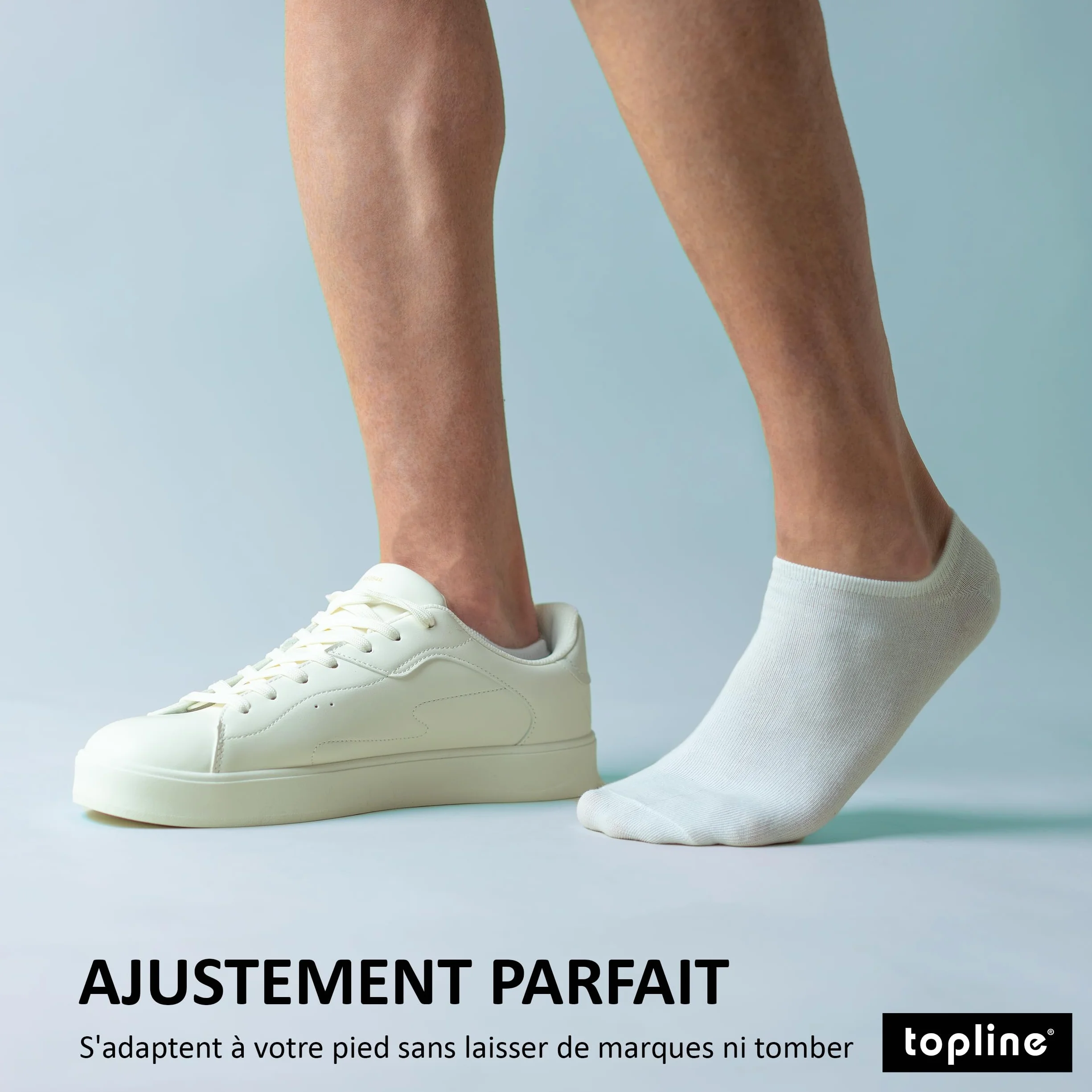 Chaussettes Basses Homme Femme - Socquettes Courtes Coton Respirant