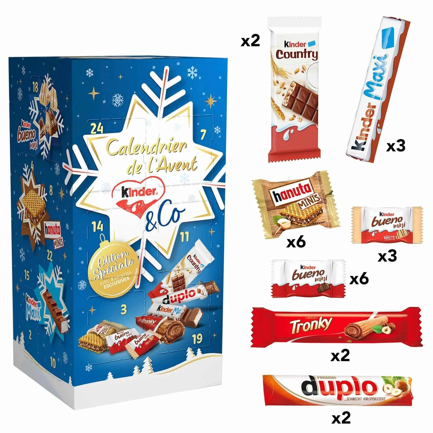 Calendrier de l'Avent - Kinder&Co 295g