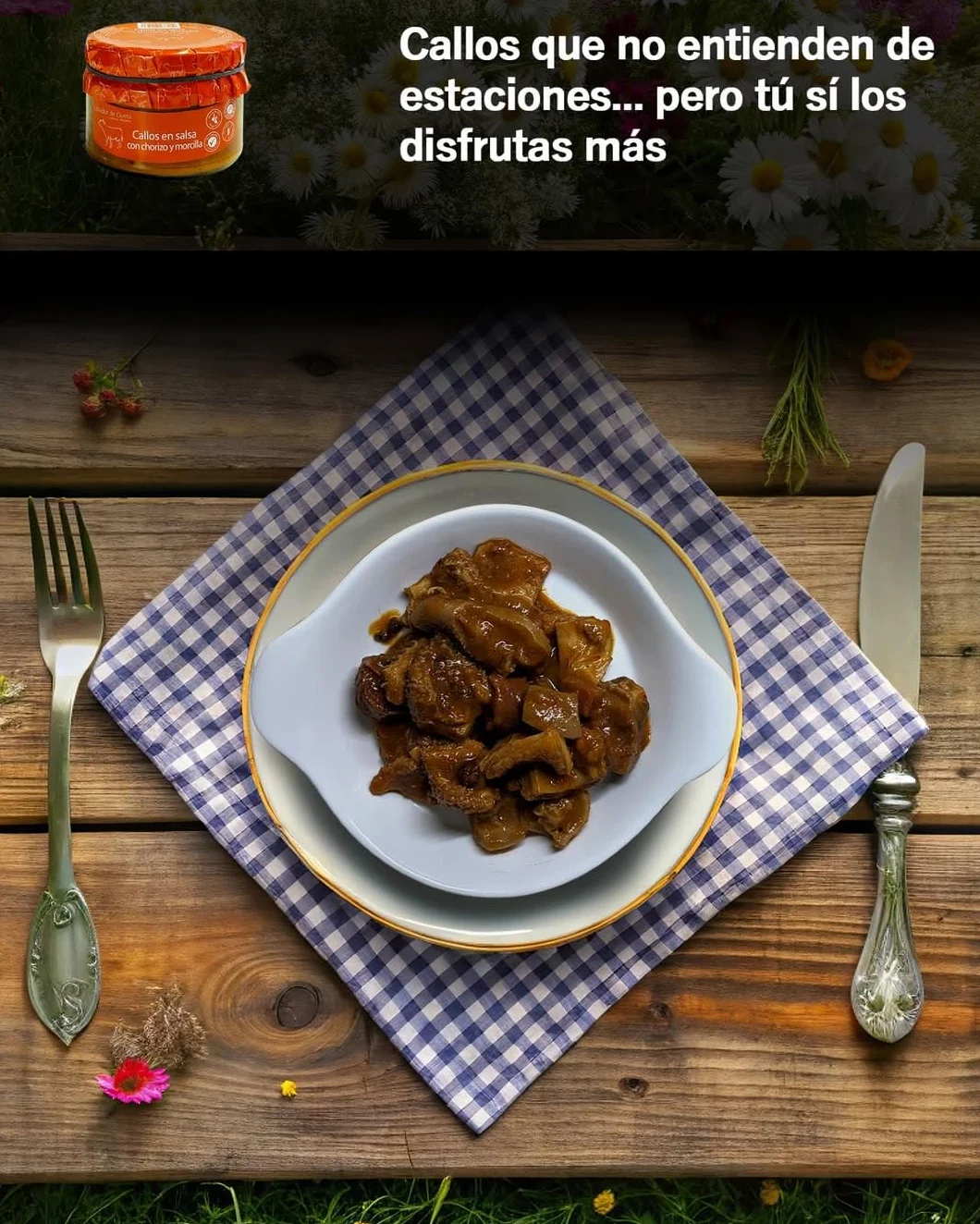 Tripes en sauce au chorizo ​​​​et boudin 560 grs. Tripes à la madrilène. Recette familiale, maison et artisanale. Conserves gourmandes. Cadeau original pour tout le monde. 100% fabriqué en Espagne.