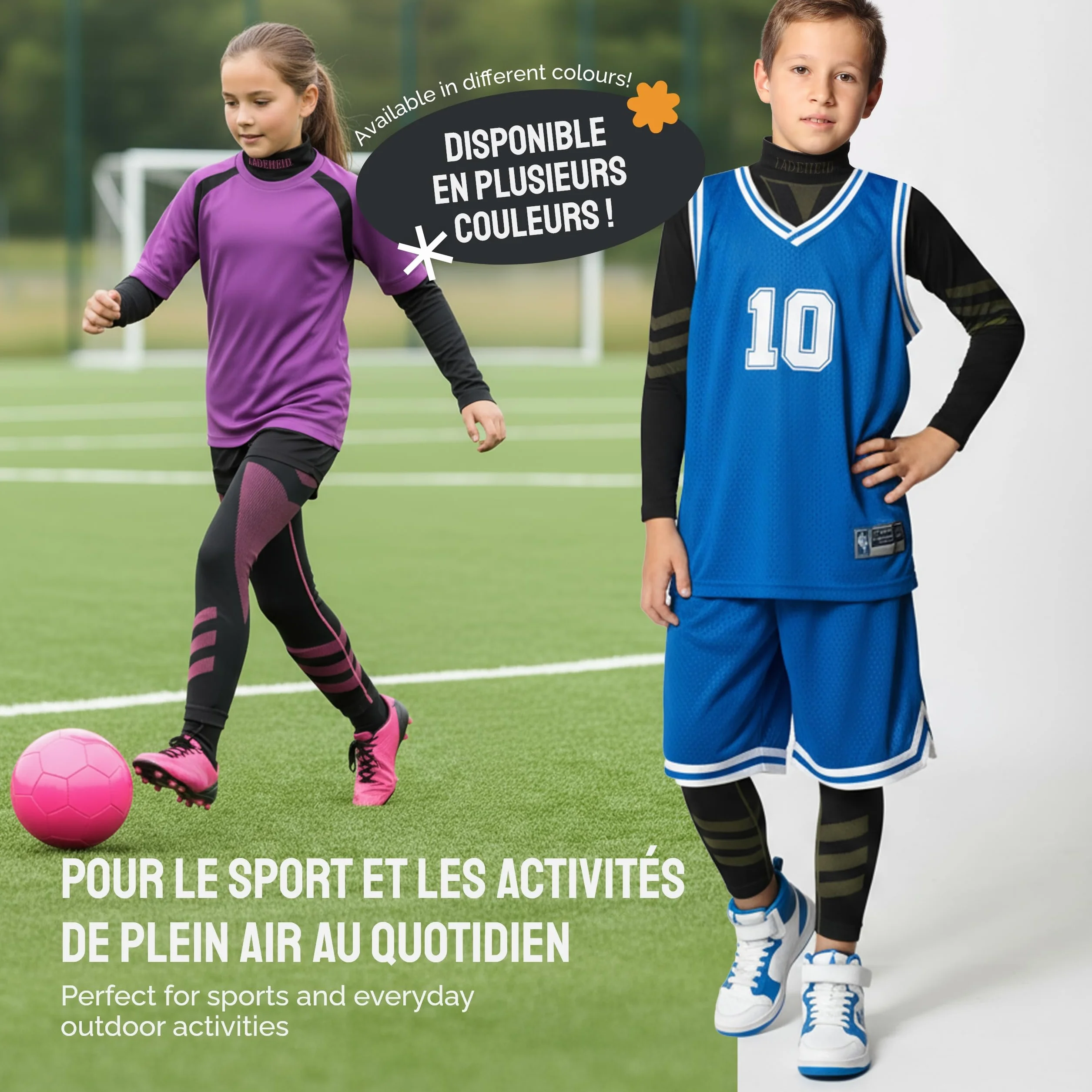 Ladeheid Caleçon Long Thermique Enfant Unisexe LAGI008