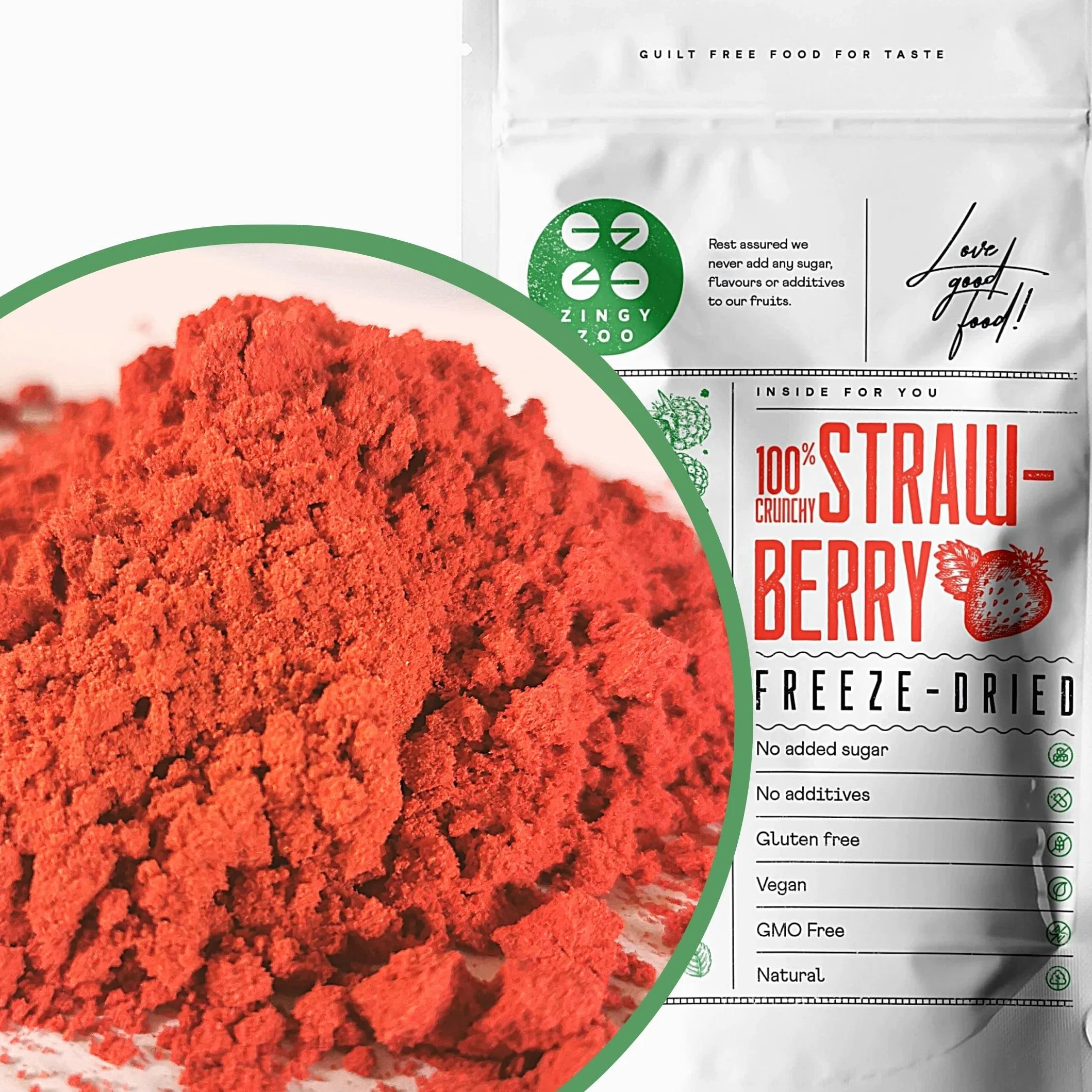 Poudre de Fraise en Poudre Lyophilisée XL 300g | Fraise Sechee Extrait Aromatique Fraise | Arôme Pour Yaourtière Fruits Frais | Arome Fruit Fraise Lyophilisée | Freeze Dried Fruit Strawberry Powder