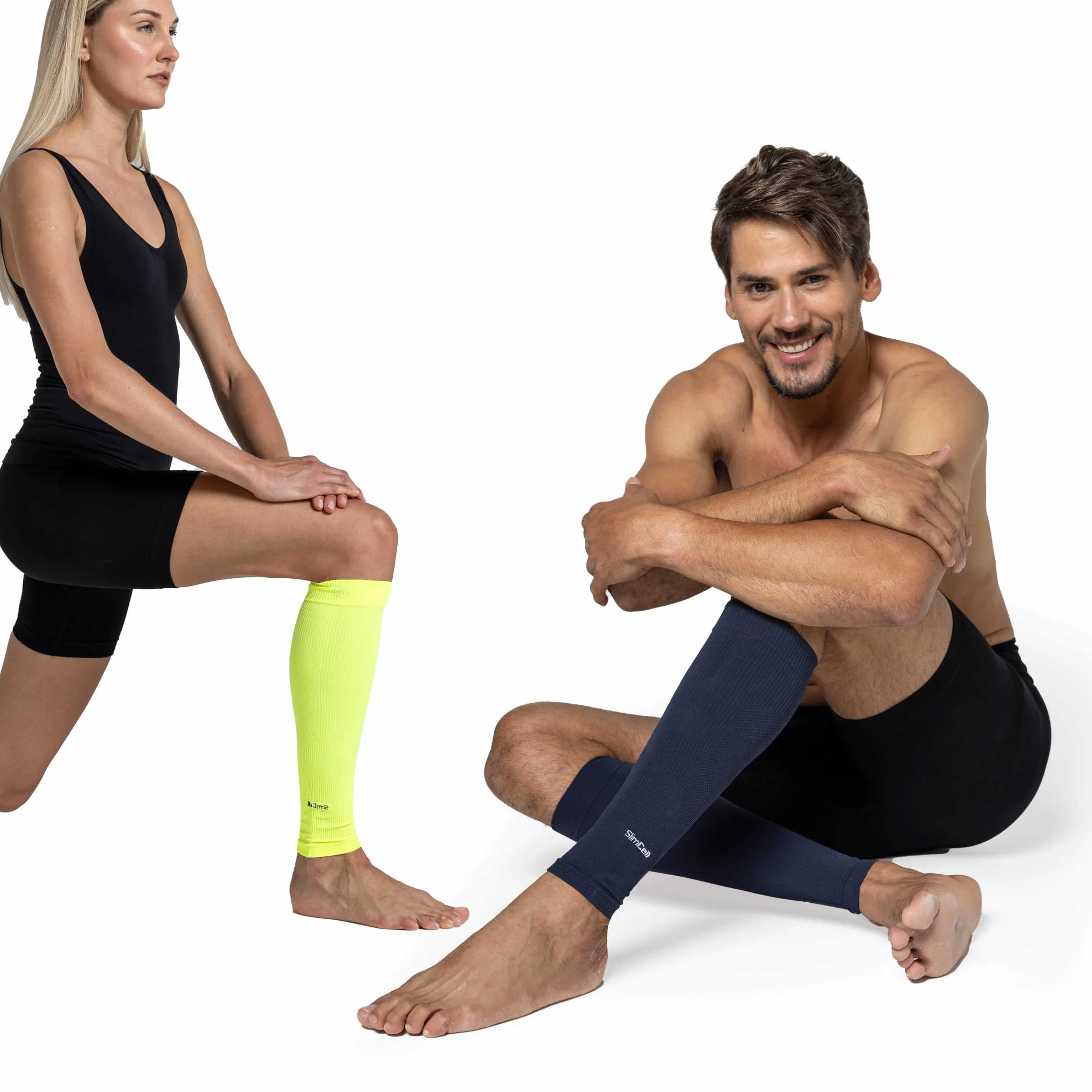 Manchon de Mollet Compressif Unisexe pour Running, Basket, Fitness – Made in Italy