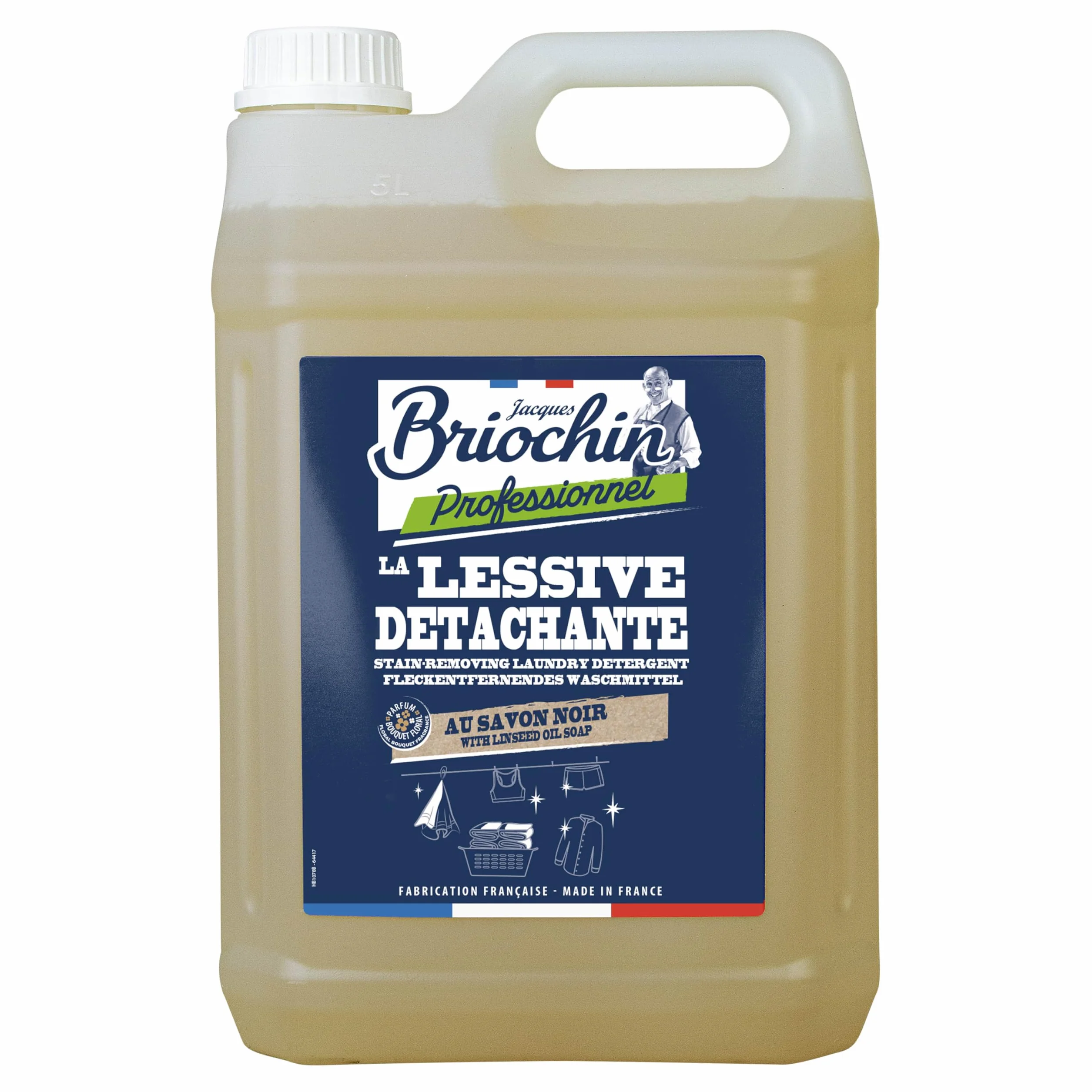 Briochin professionnel Lessive au Savon noir - 5L