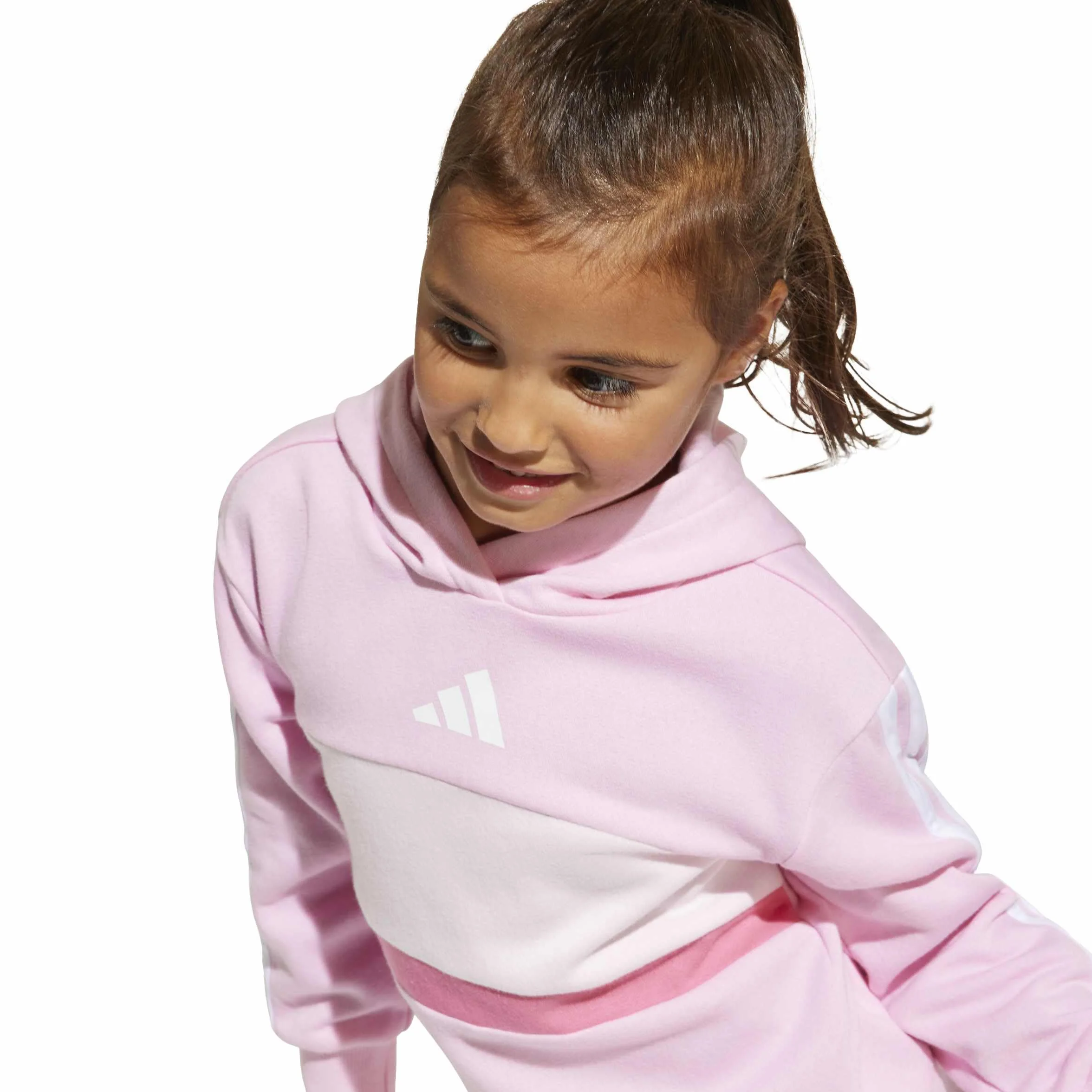 adidas Survêtement Fille Tiberio 3 Stripes Fleece Leggings Set