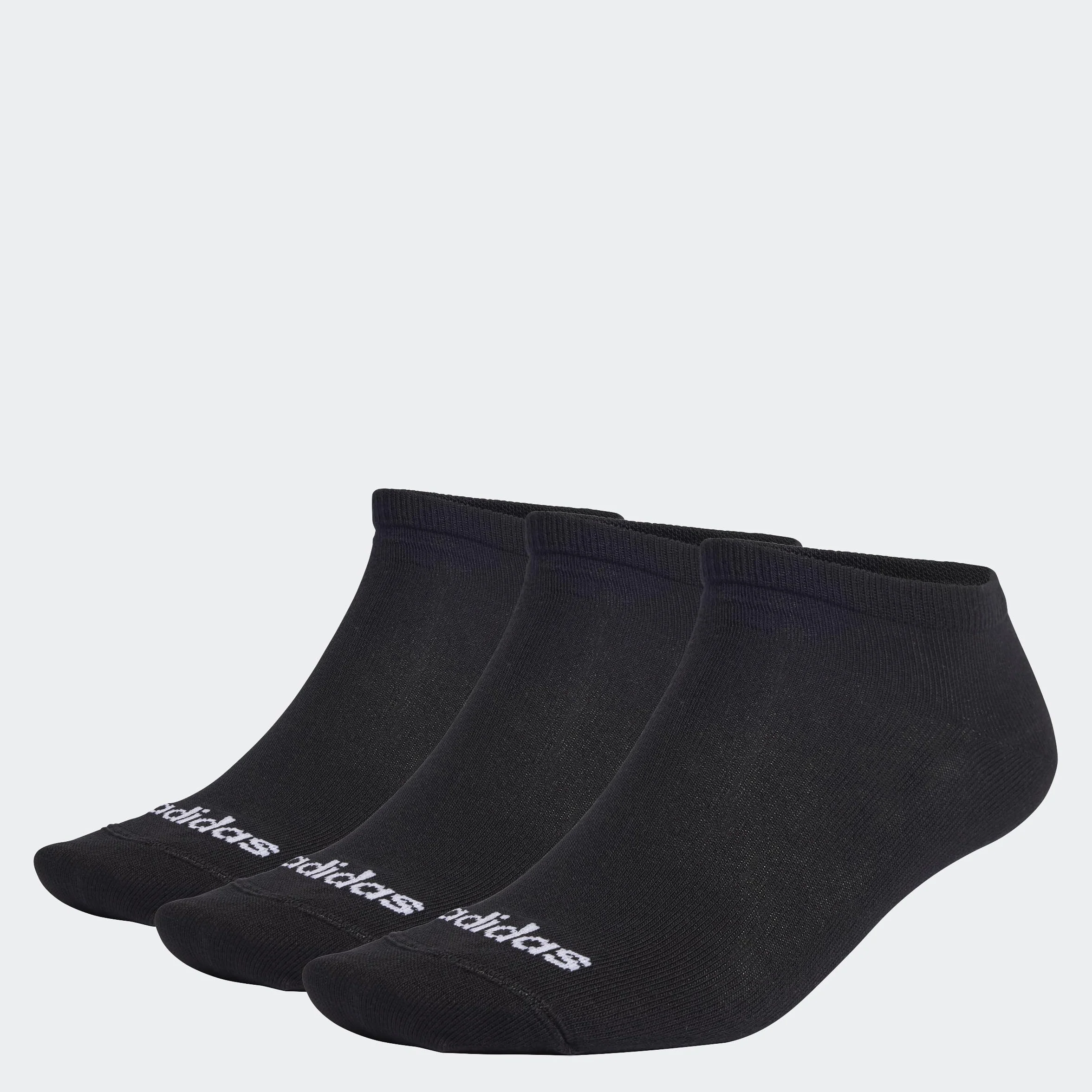 Adidas Mixte Thin Linear Low-Cut Socks 3 Pairs