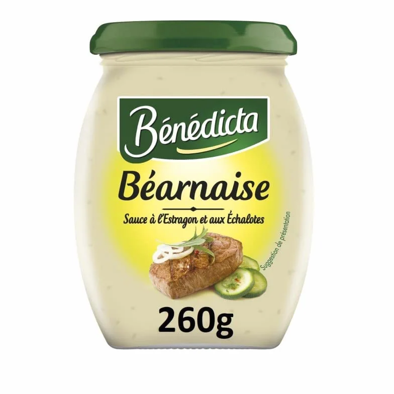 BÉNÉDICTA - Sauce Béarnaise 260G - Lot De 4 - Vendu Par Lot