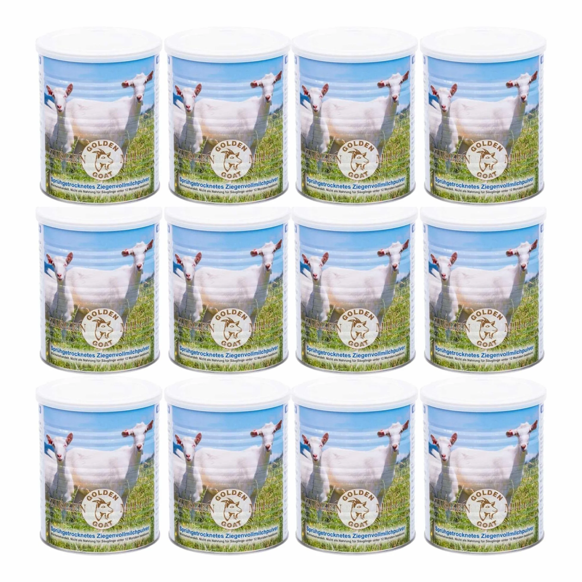 Bambinchen Golden Goat Poudre de lait entier de chèvre, paquet de 12 (12 x 400g)