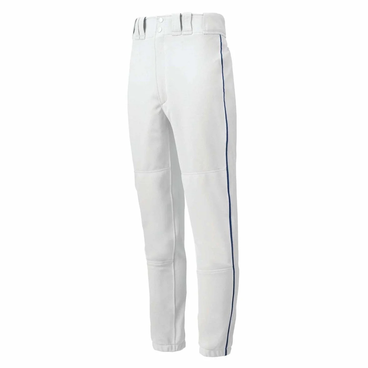 Mizuno Premier Piped Pant Pantalon passepoilé Femme Taille XS Gris-Rouge