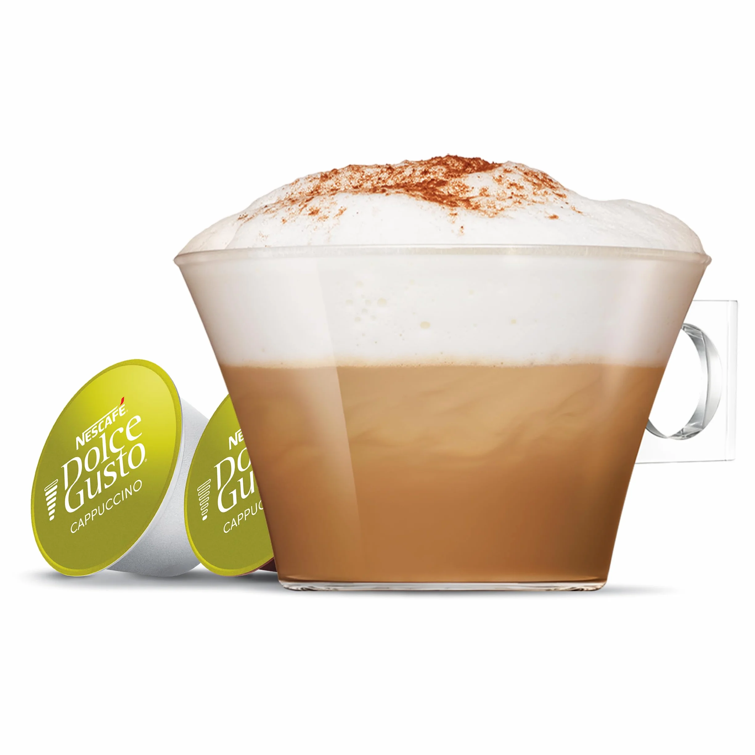 Nescafé Dolce Gusto Cappuccino - Café Gourmand - 96 Capsules (Pack de 6 boîtes x 16) (L'emballage peut varier)