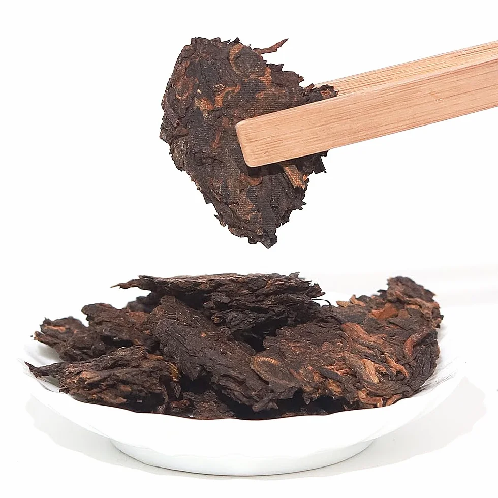 LWXLJMJZC – 2013 Yi Wu Shu Pu-erh Gâteau de Thé – 150 Tasses – Pu-erh Mûr Fermenté – Thé Noir Chinois du Yunnan – 357g/12.6oz
