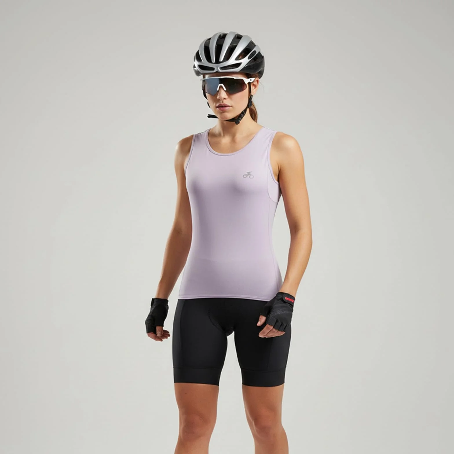 Maillot de Cyclisme sans Manches Femme, Respirant avec 3 Poches